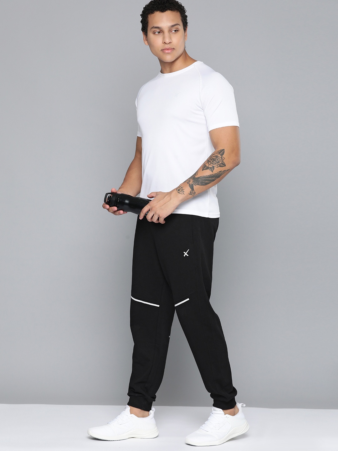 

HRX by Hrithik Roshan Men Lifestyle Joggers, Black