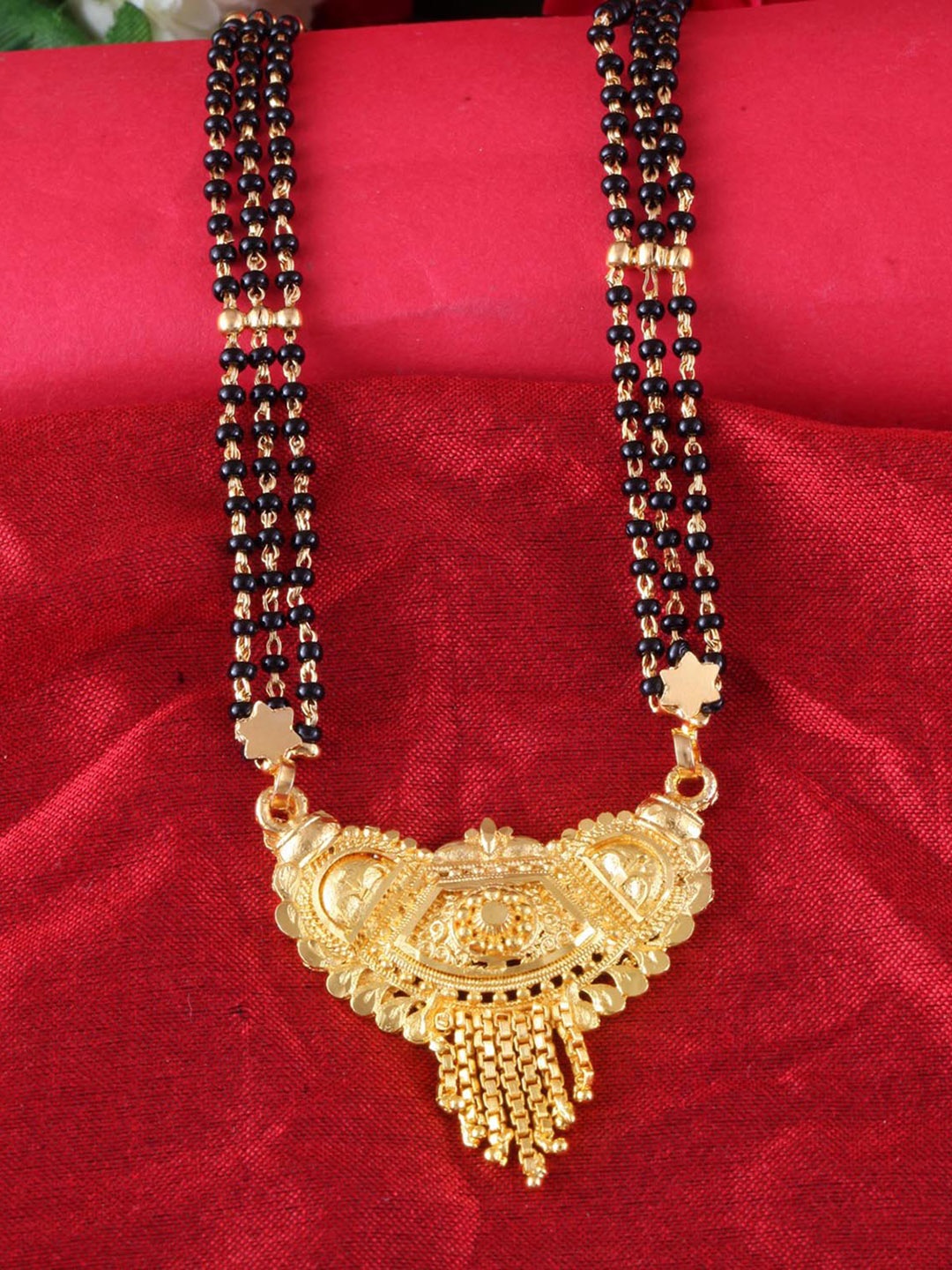 

MEENAZ Gold Plated Mangalsutra