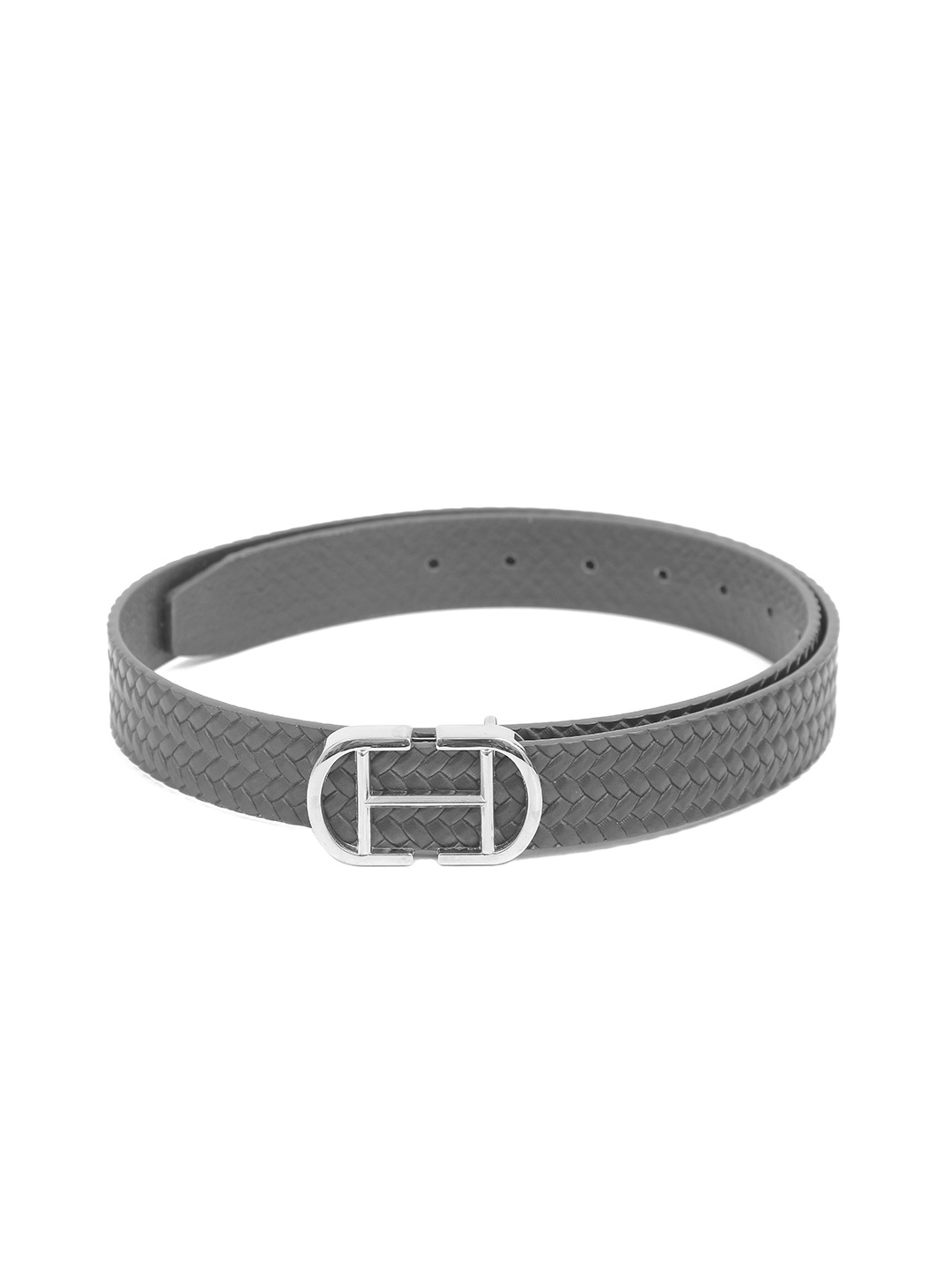 

Calvadoss Boys Textured Leather Belt, Black