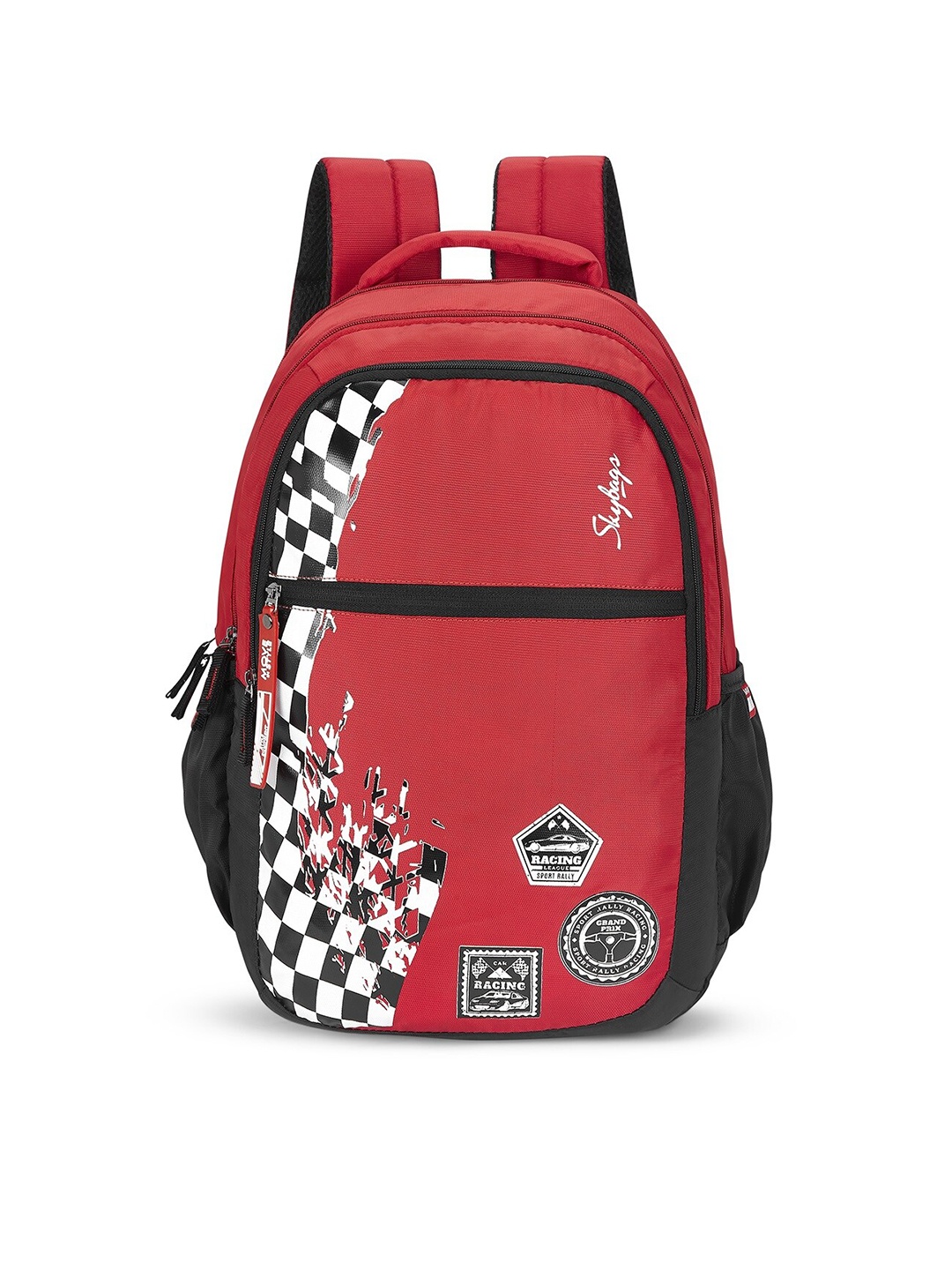 

Skybags Graphic Printed Backpack, Red