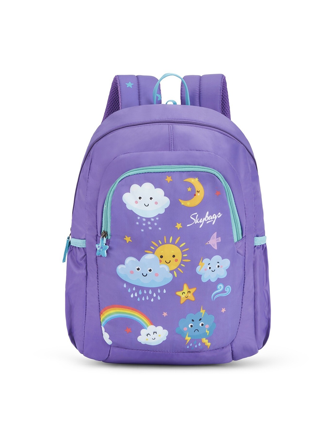 

Skybags Kids Purple & Blue Graphic Printed Backpack