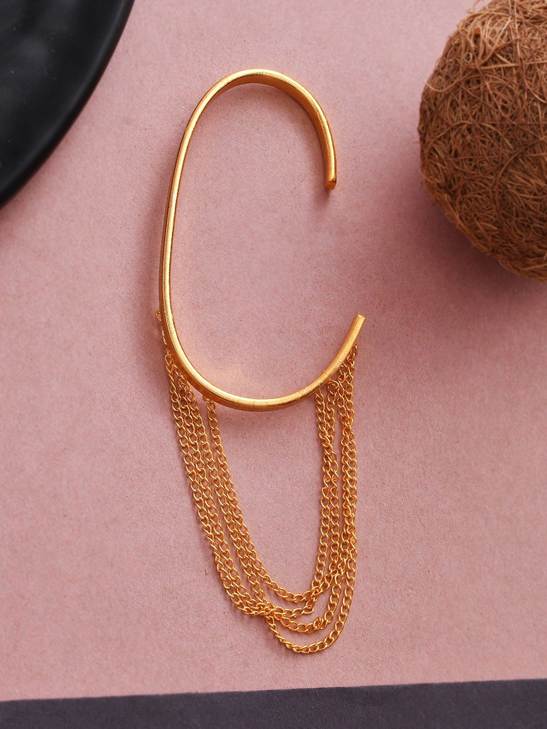 

Silvermerc Designs Brass Gold-Plated Bangle-Style Bracelet