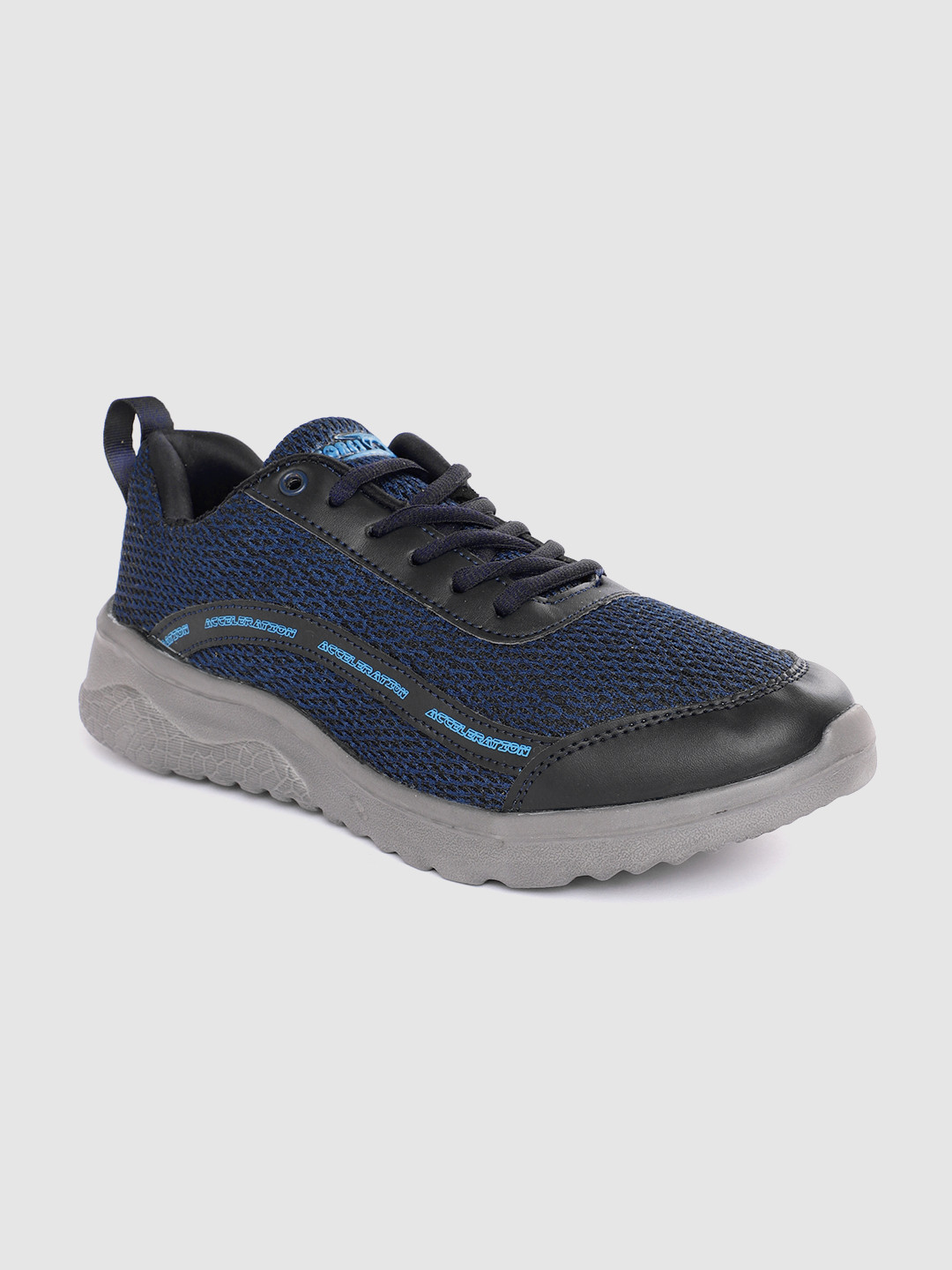 

Liberty Men Woven Design Running Shoes, Navy blue