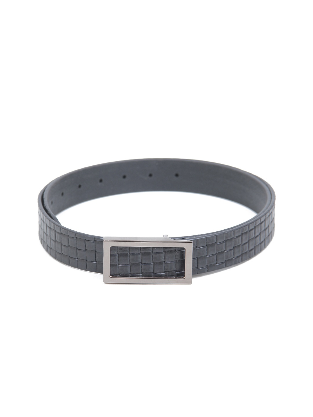 

Calvadoss Women Textured Leather Belt, Black