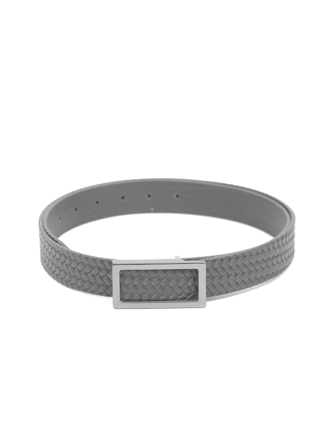 

Calvadoss Women Textured Leather Belt, Black