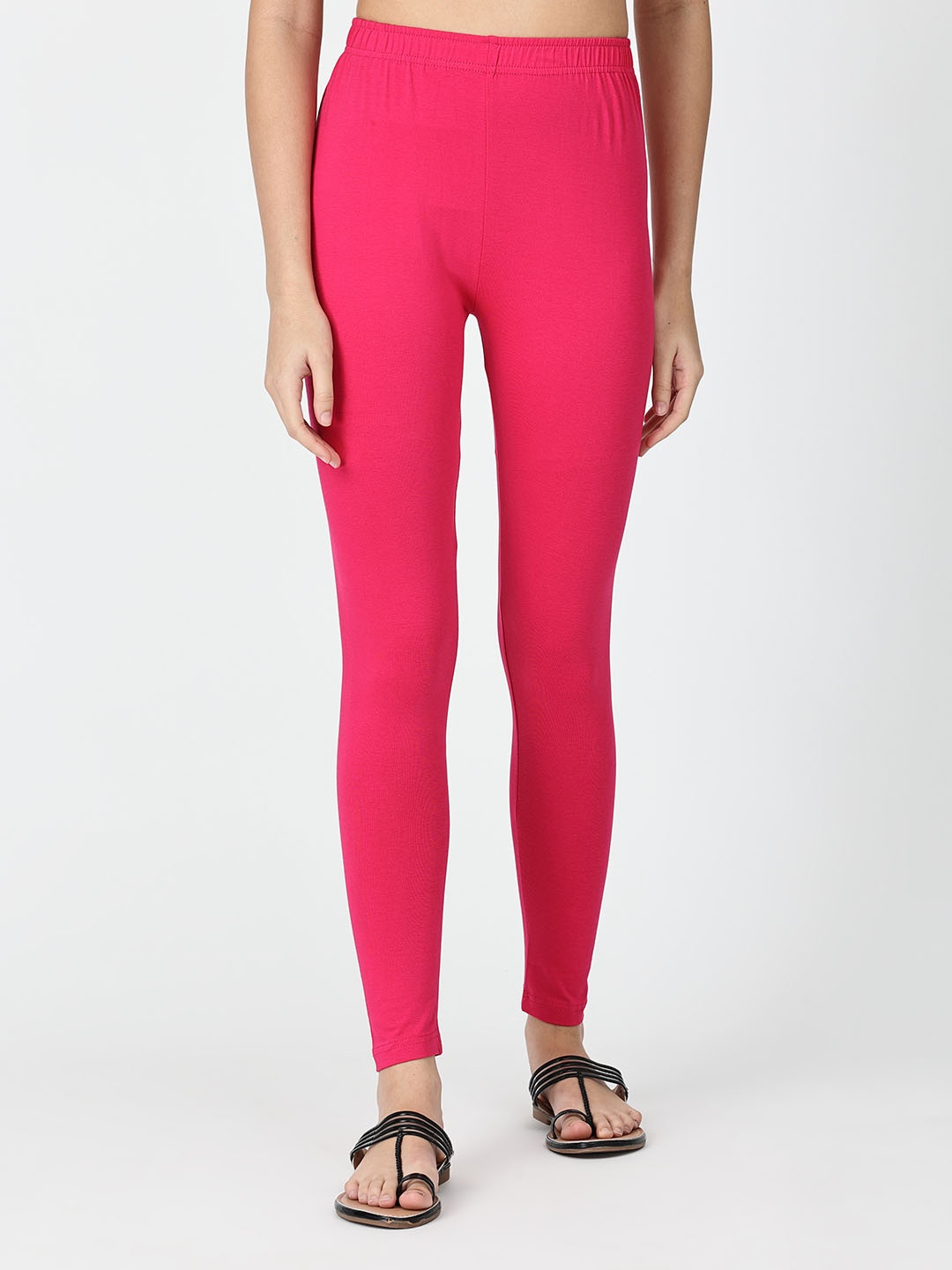

Robinbosky Women Ankle- Length Leggings, Fuchsia