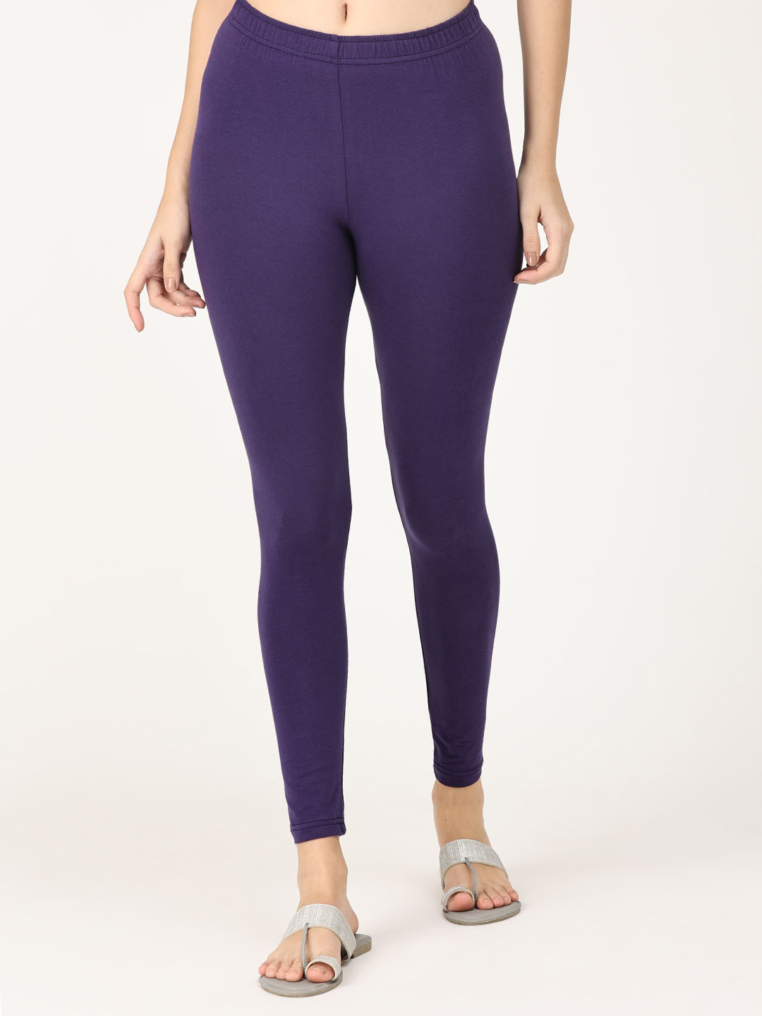 

Robinbosky Women Ankle-Length Leggings, Purple