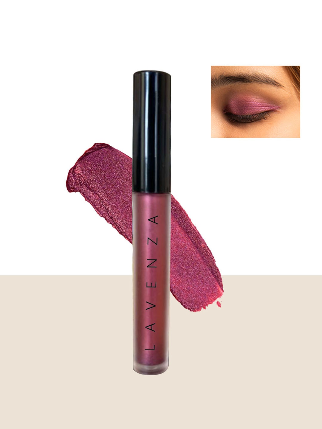 

LAVENZA Color Pop Liquid Eyeshadow 3.5 ml - Berry Plum, Mauve