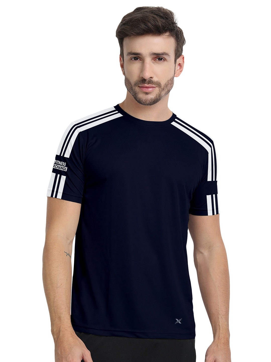 

FTX Raglan Sleeves Casual T-shirt, Navy blue