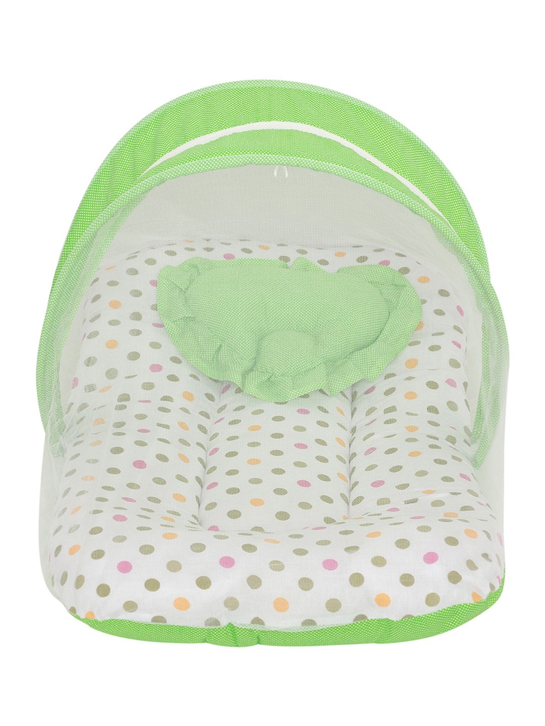 

Superminis Infants Kids Printed Bedding Set with Mosquito Net, Green