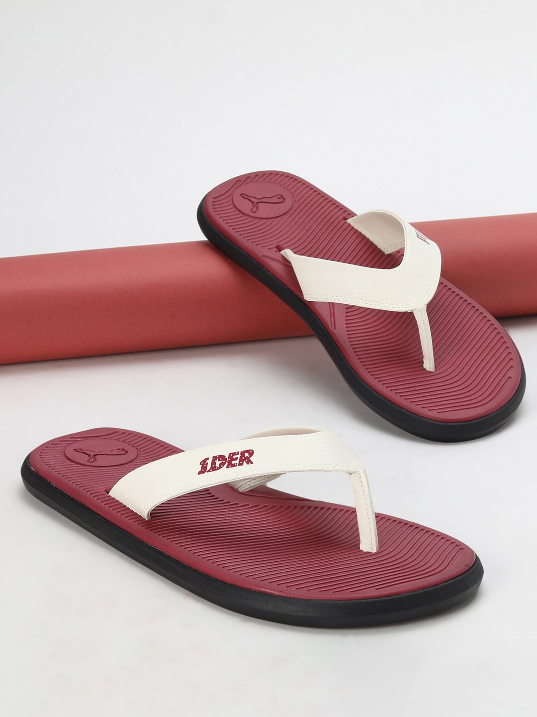 

Puma x1DER Chandler Thong Flip-Flops, Off white