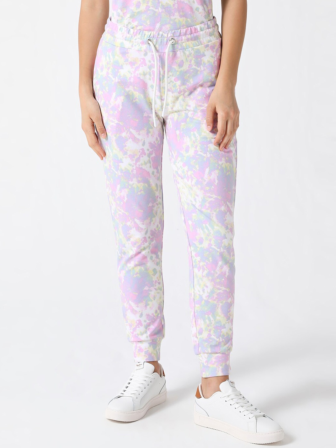 

Pepe Jeans WILLA Women Tie & Dye Joggers, White