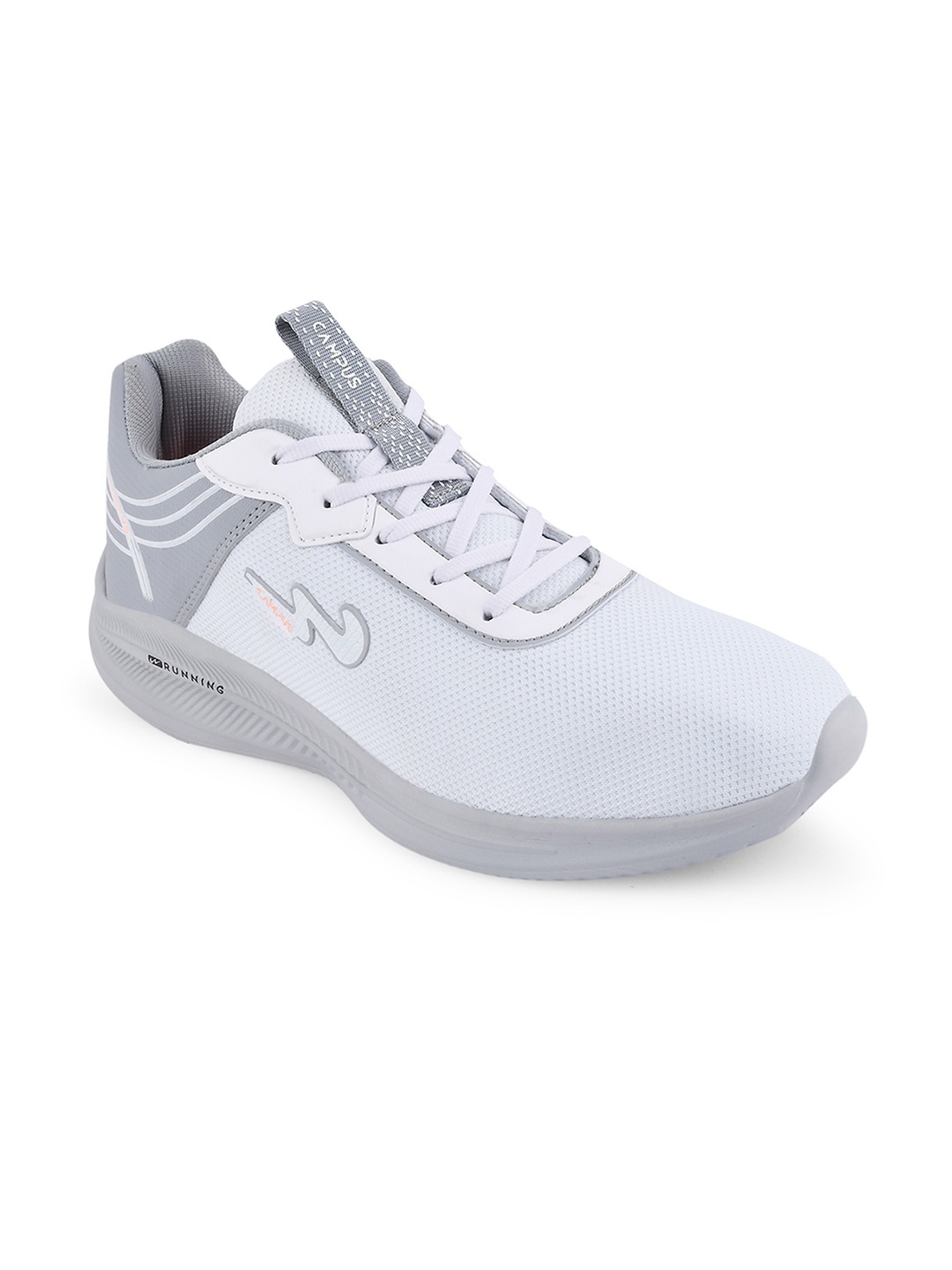 

Campus Men White Mesh Running Non-Marking Shoes