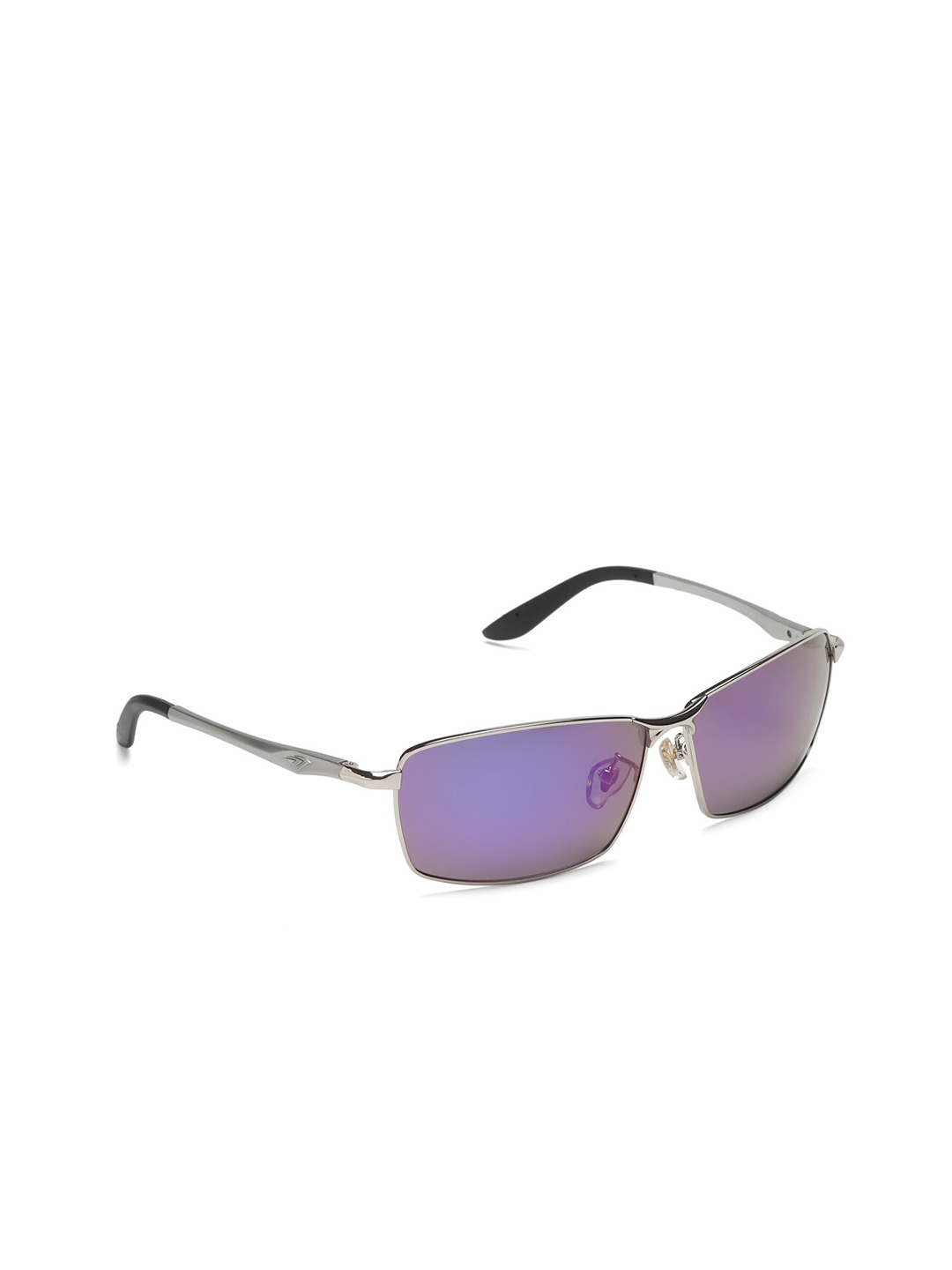 

SUNNIES Rectangle Sunglasses With Polarised and UV Protected Lens, Purple