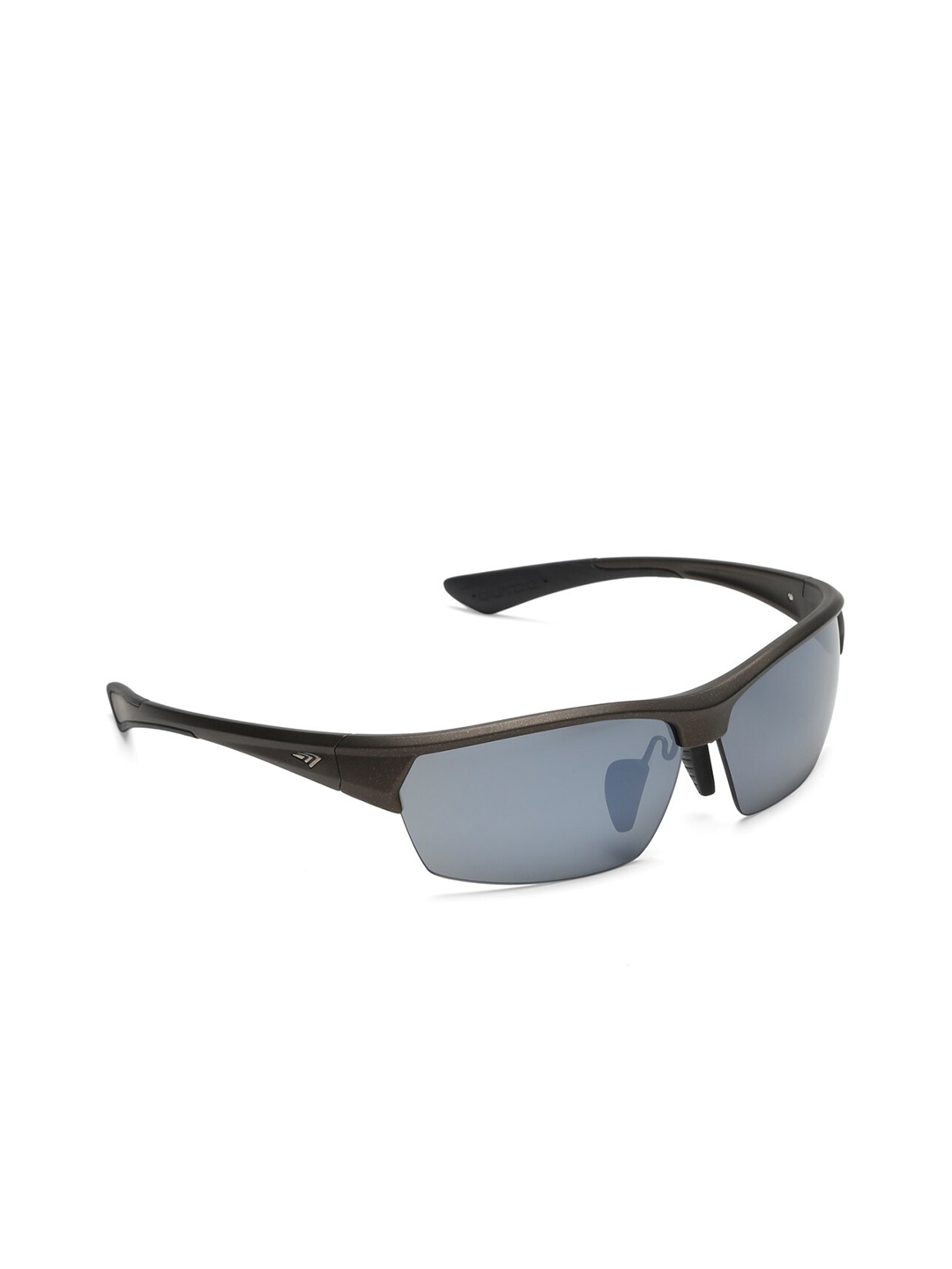 

SUNNIES Rectangle Sunglasses with Polarised and UV Protected Lens, Navy blue