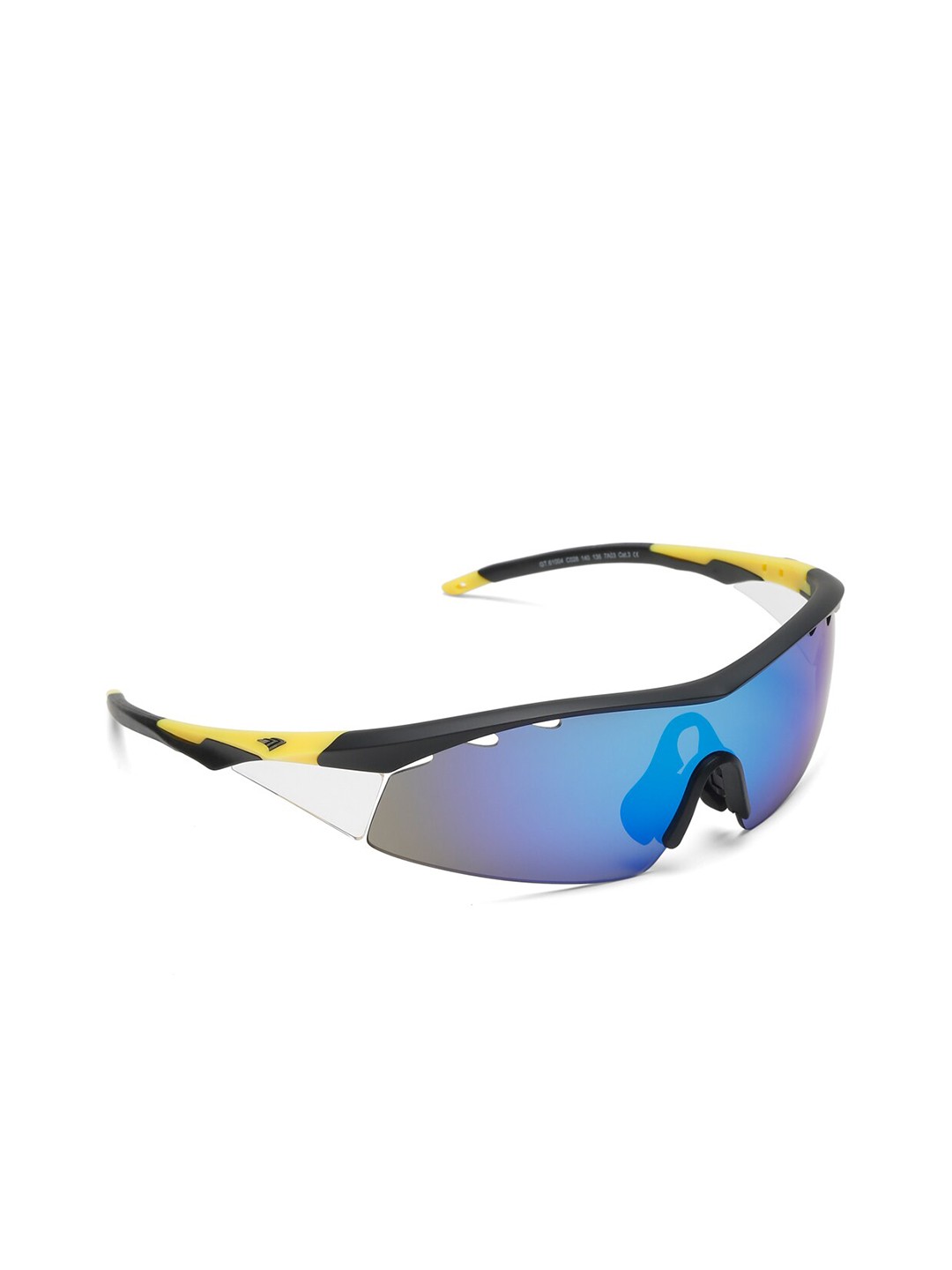 

SUNNIES Rectangle Lens with Polarised and UV Protected Sunglasses, Blue