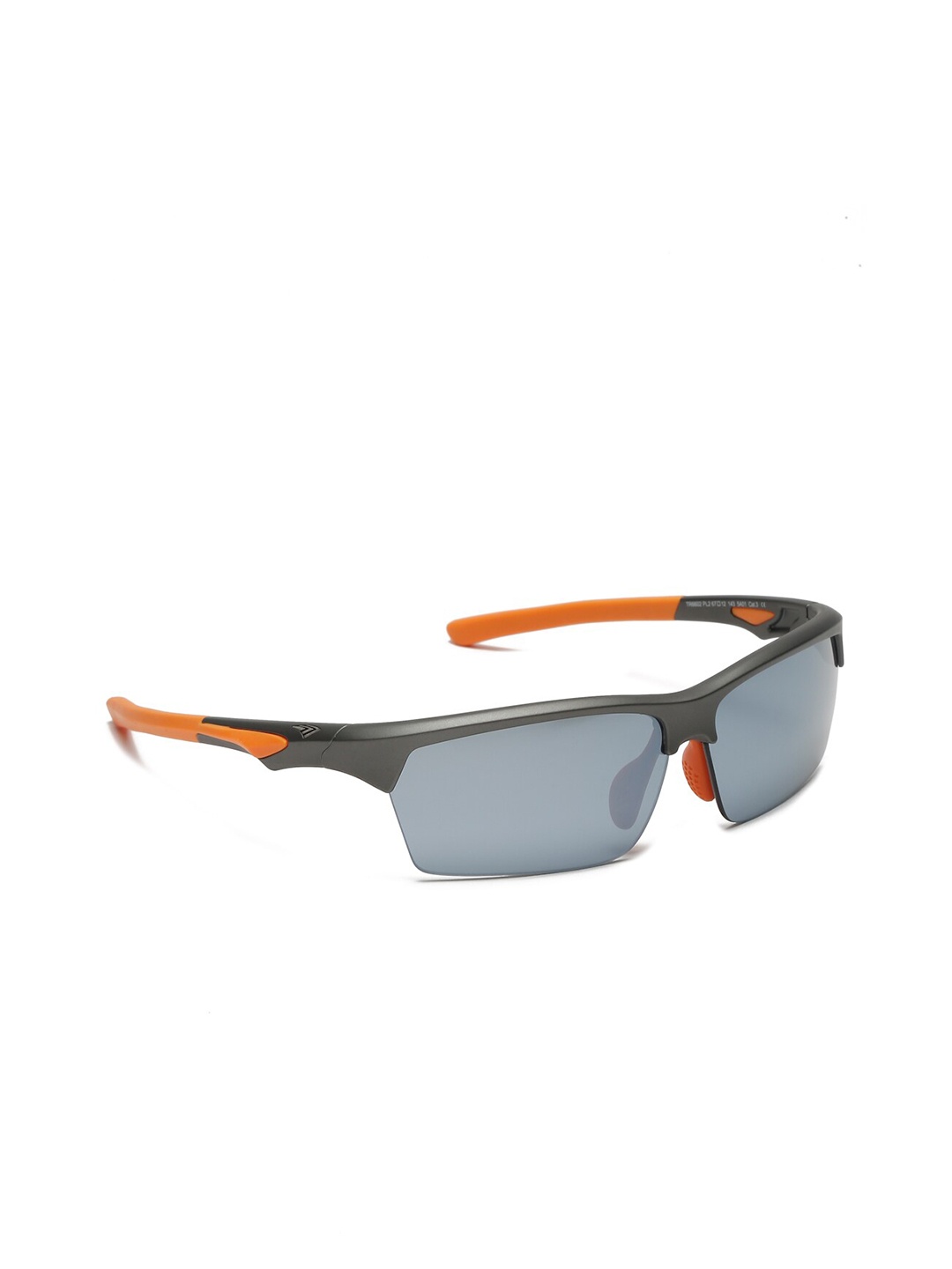 

SUNNIES Rectangle Sunglasses with Polarised and UV Protected Lens, Metallic