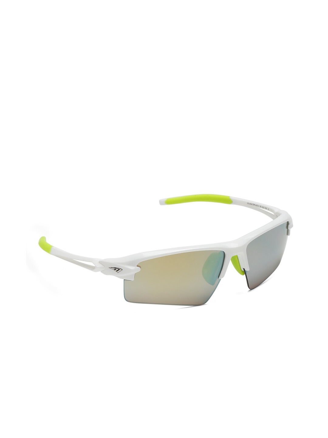 

SUNNIES Rectangle Lens with Polarised and UV Protected Sunglasses, Green