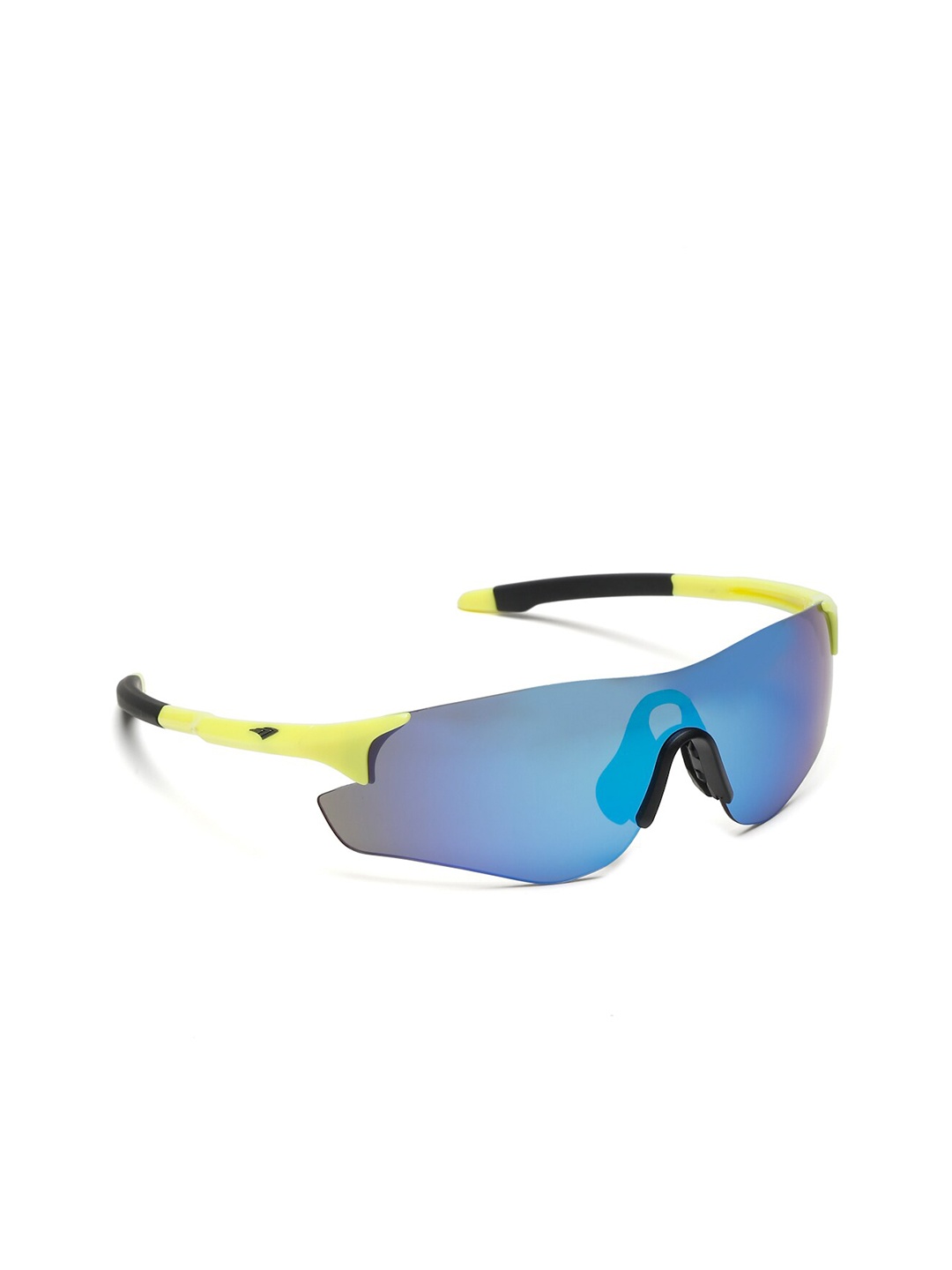 

SUNNIES Rectangle Lens with Polarised and UV Protected Sunglasses, Blue