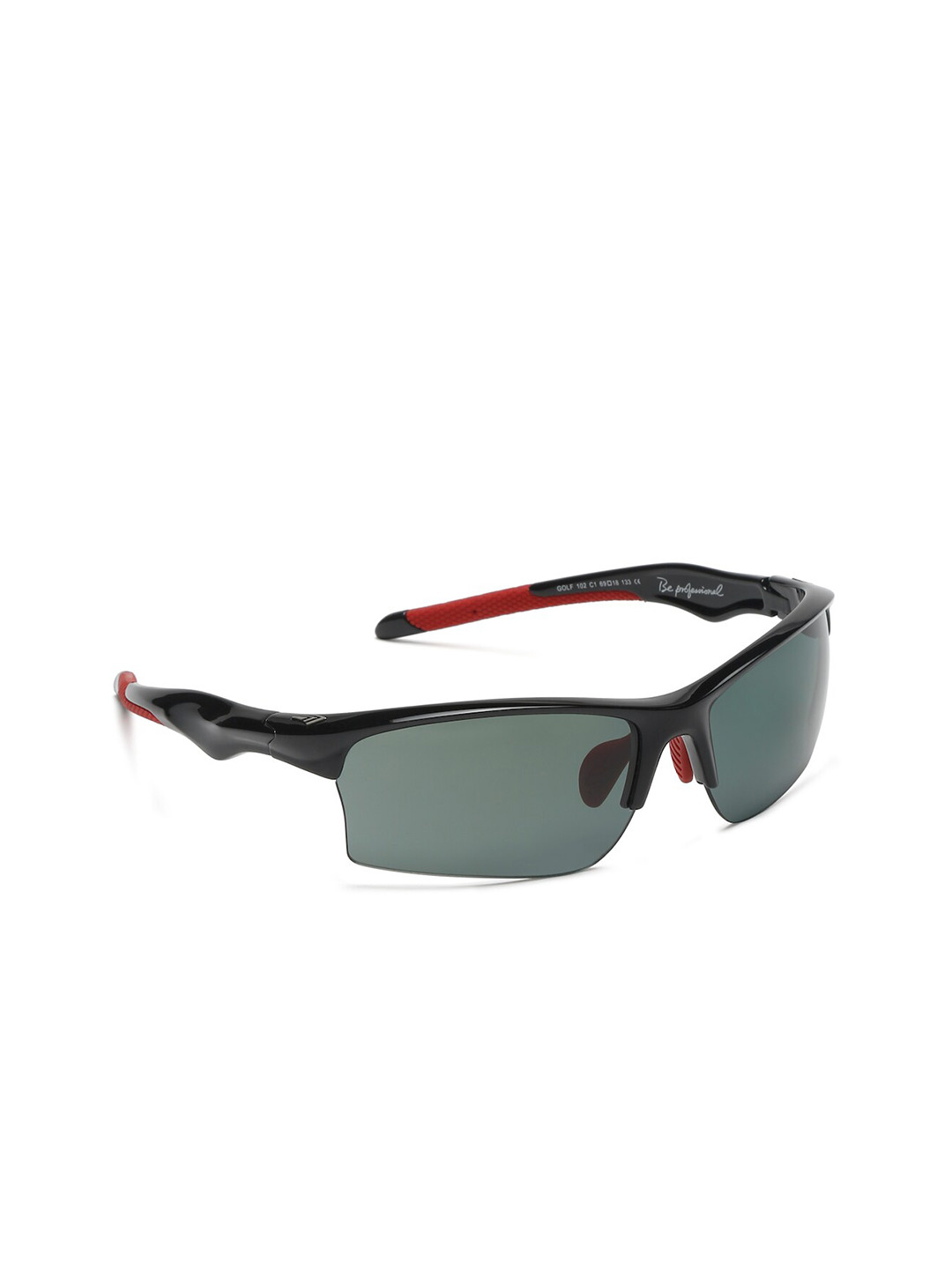 

SUNNIES Rectangle Sunglasses with Polarised and UV Protected Lens, Green