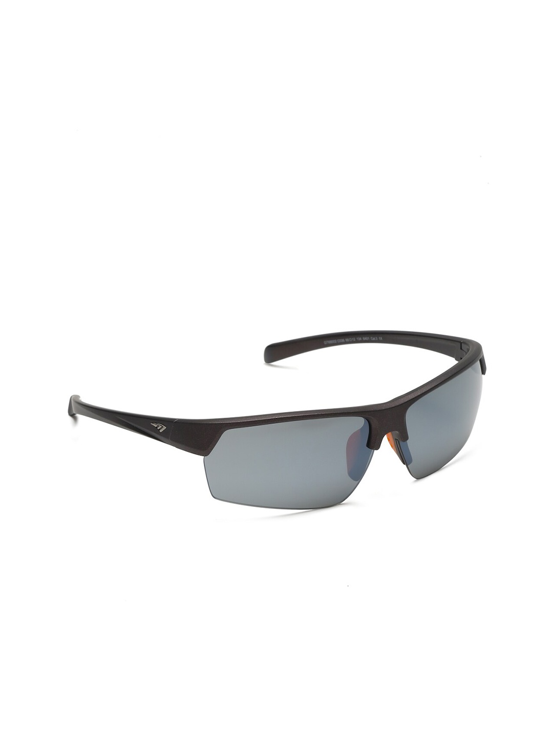 

SUNNIES Rectangle Lens with Polarised and UV Protected Sunglasses, Grey