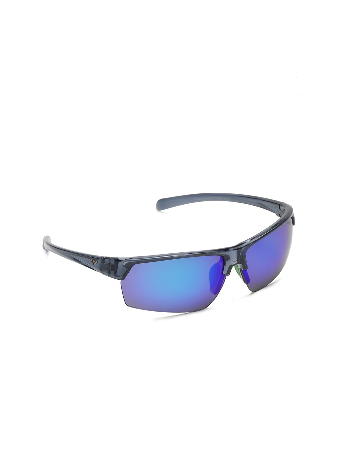 

SUNNIES Rectangle Sunglasses with Polarised and UV Protected Lens, Navy blue