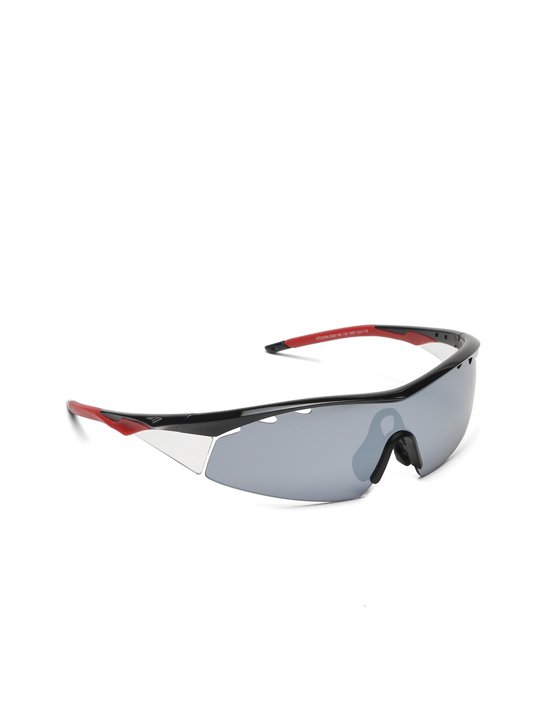 

SUNNIES Rectangle Lens with Polarised and UV Protected Sunglasses, Grey