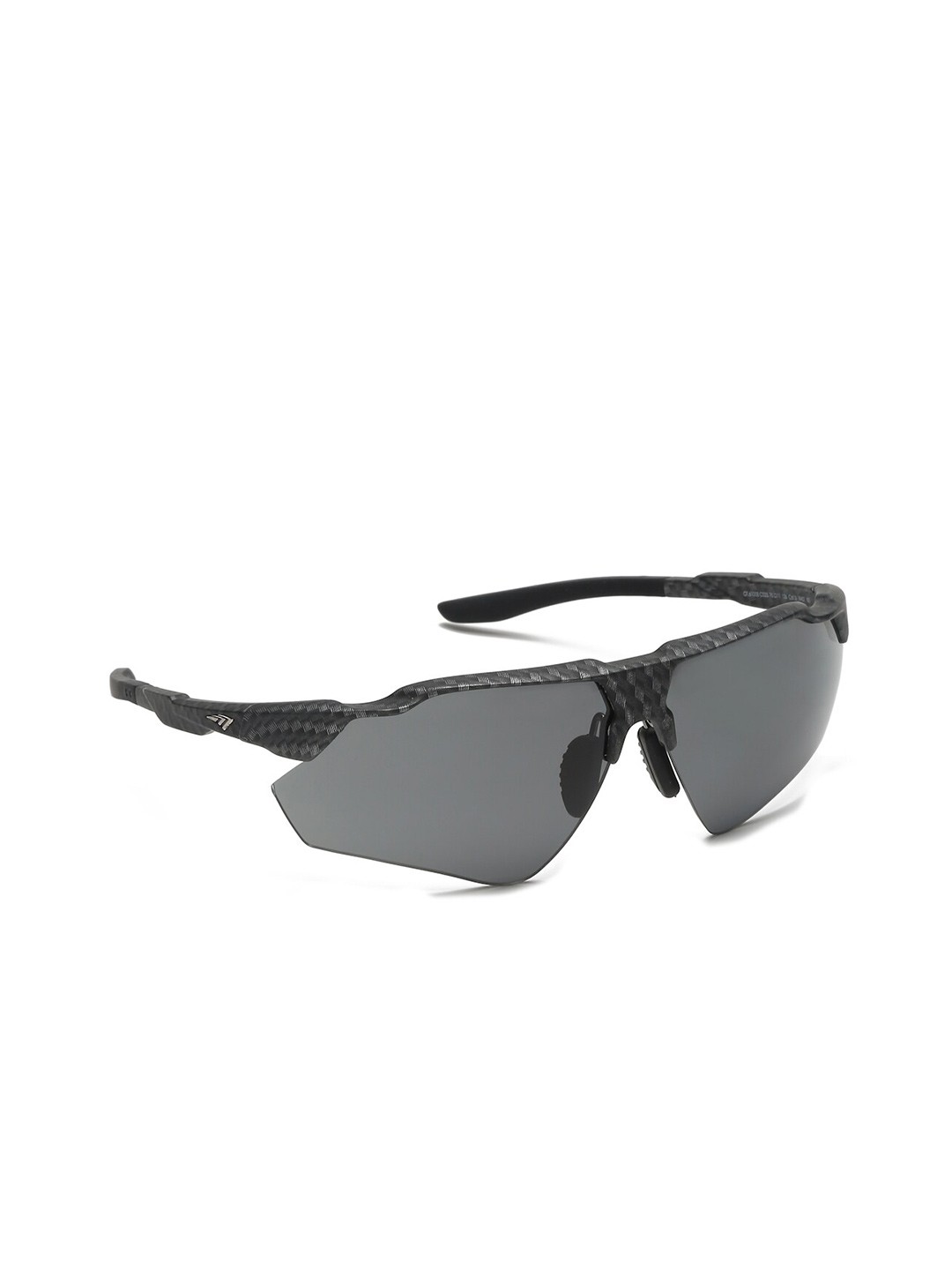

SUNNIES Rectangle Sports Sunglasses With Polarised And UV Protected Lens, Black