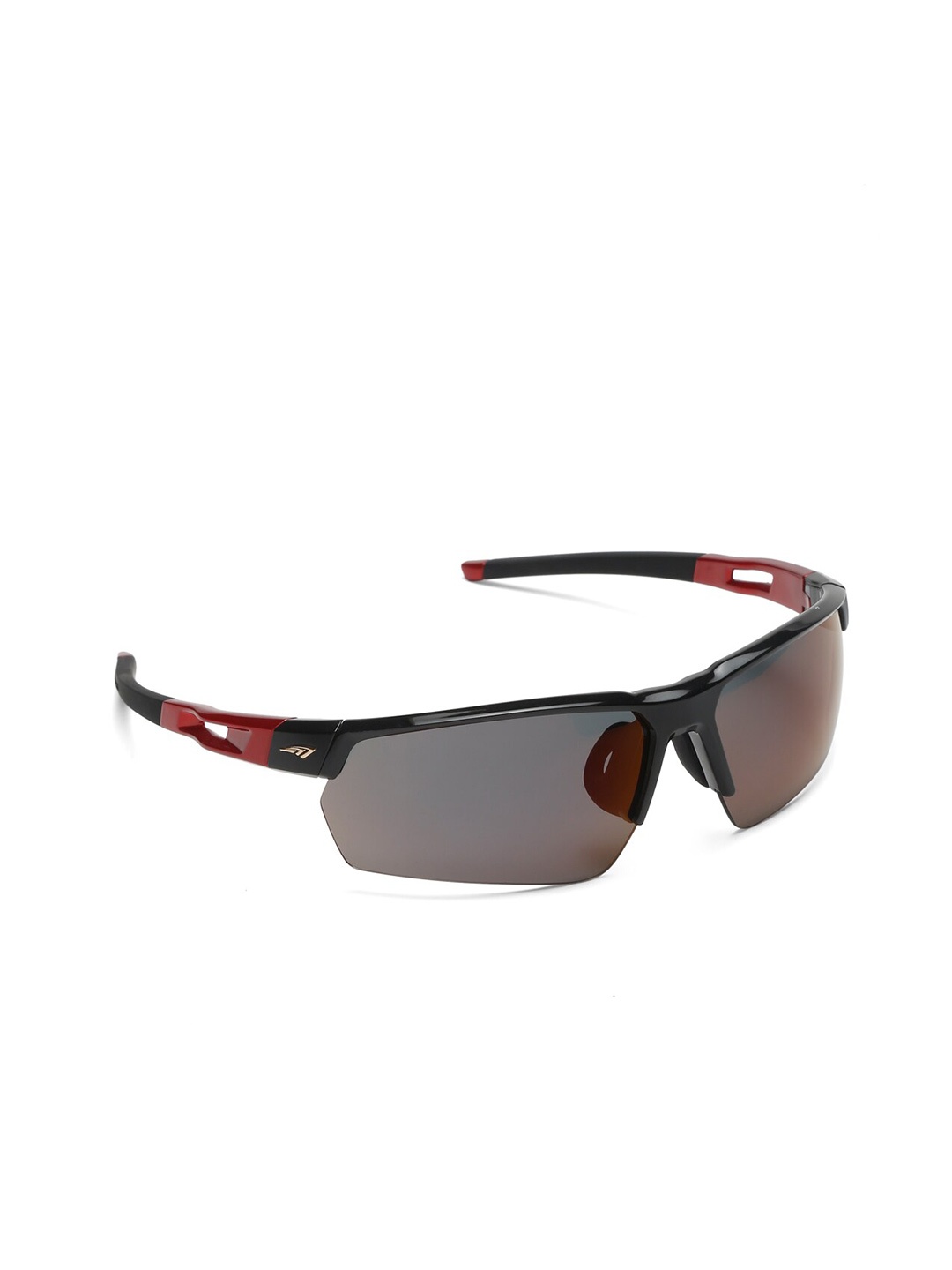 

SUNNIES Rectangle Sunglasses With Polarised and UV Protected Lens, Maroon