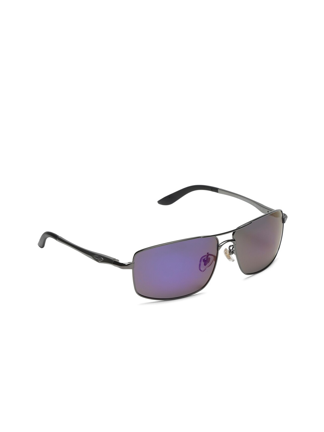 

SUNNIES Rectangle Lens with Polarised and UV Protected Sunglasses, Purple