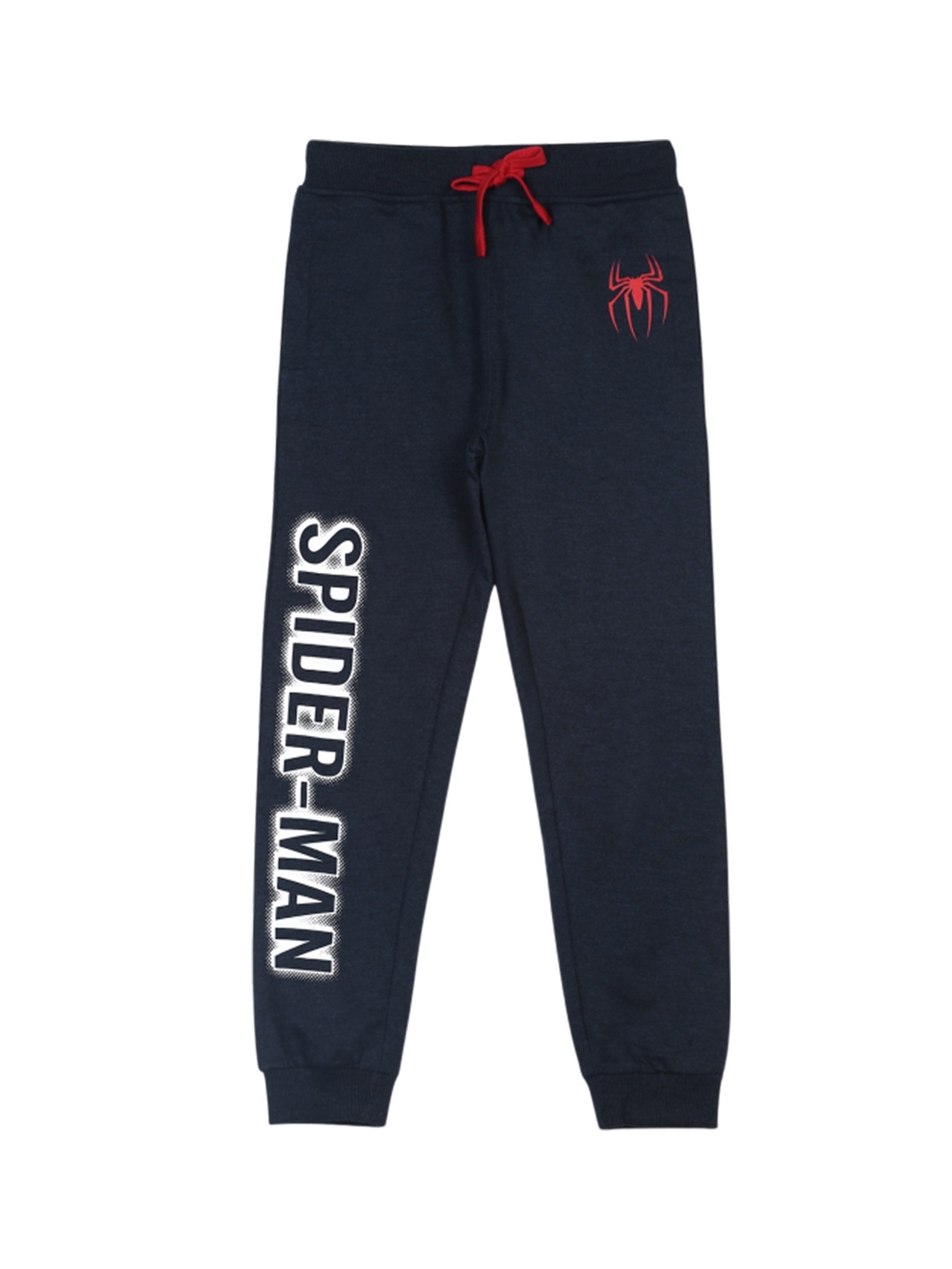 

Marvel by Miss and Chief Spiderman Printed Joggers, Navy blue