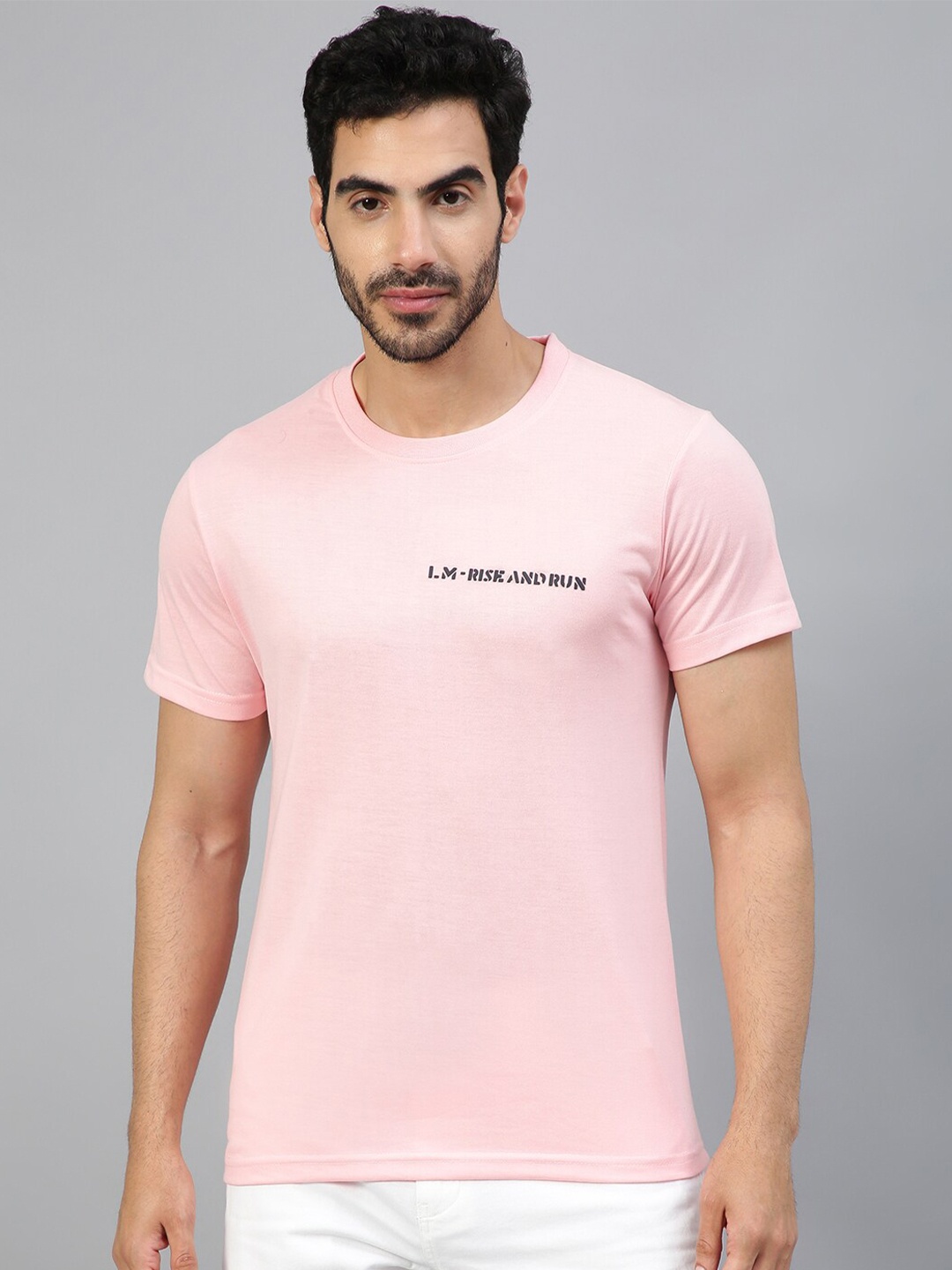 

FTX Typography Printed Regular Fit T-shirt, Pink