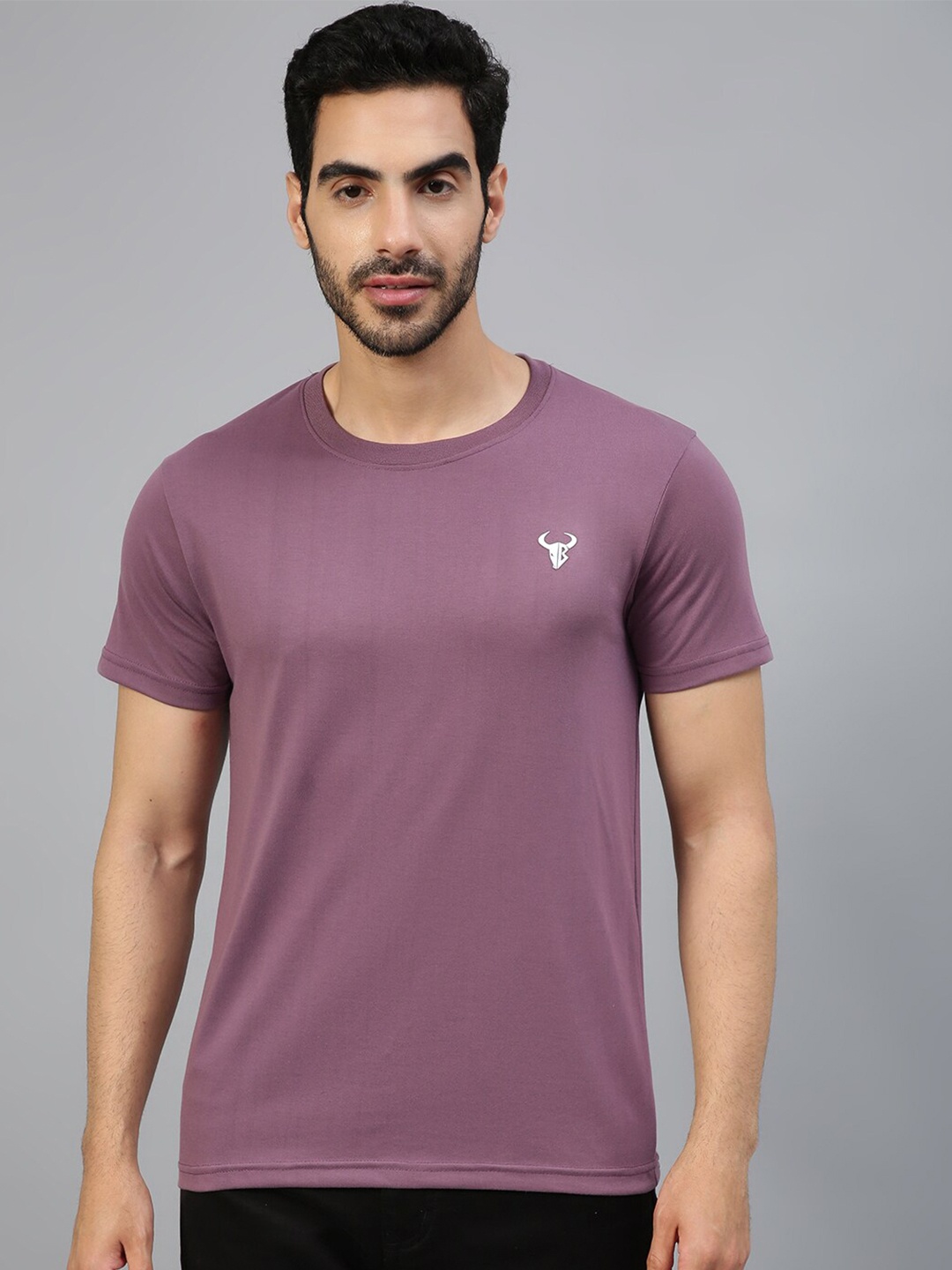 

FTX Round Neck Regular Fit T-shirt, Purple