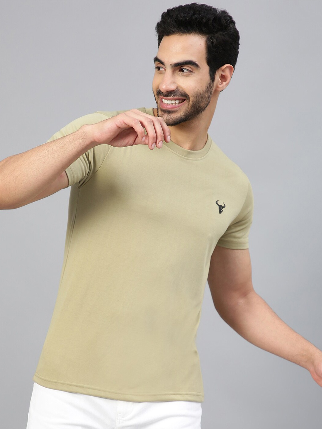 

FTX Round Neck Regular Fit T-shirt, Olive