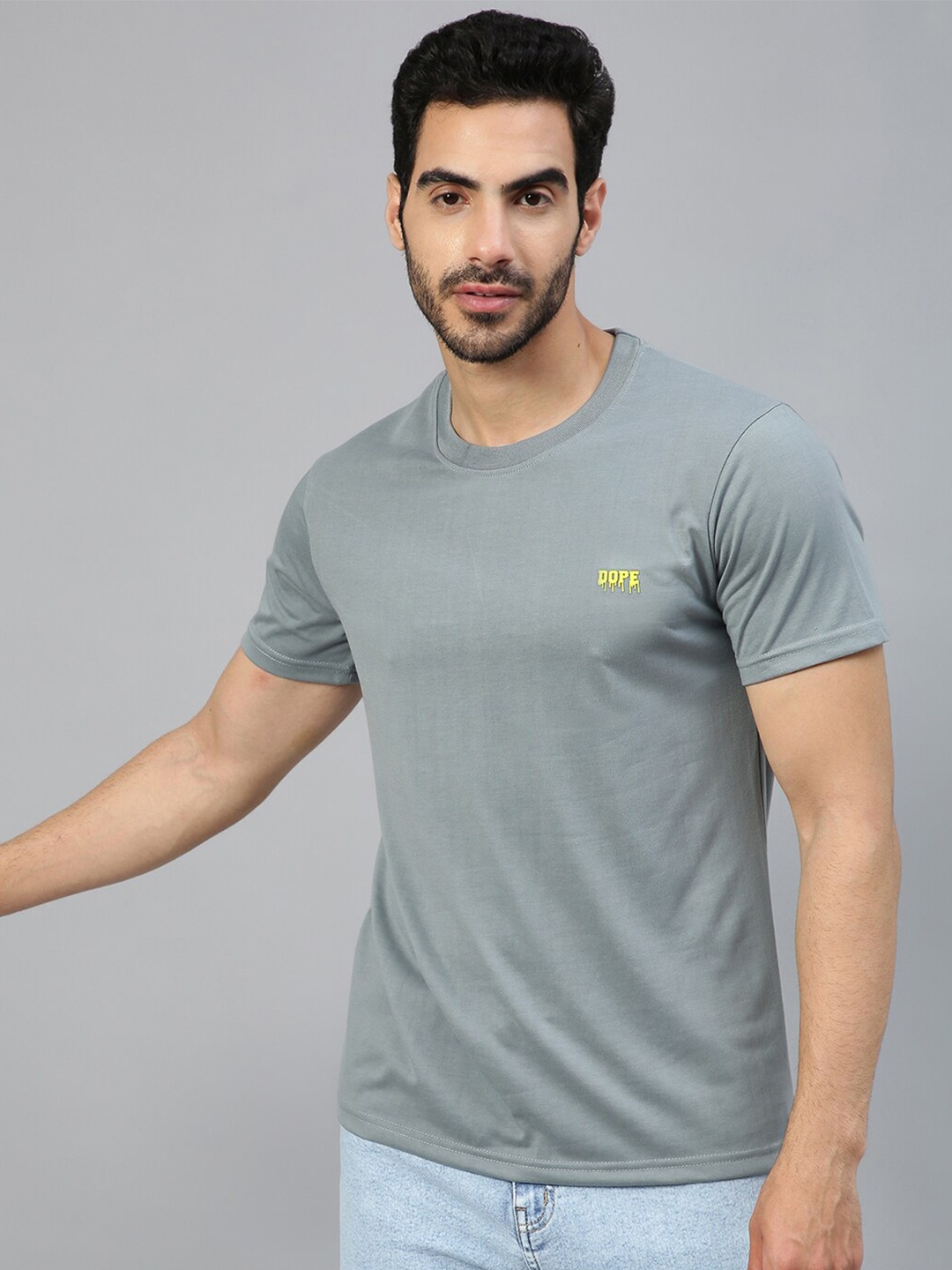 

FTX Round Neck Regular Fit T-shirt, Grey