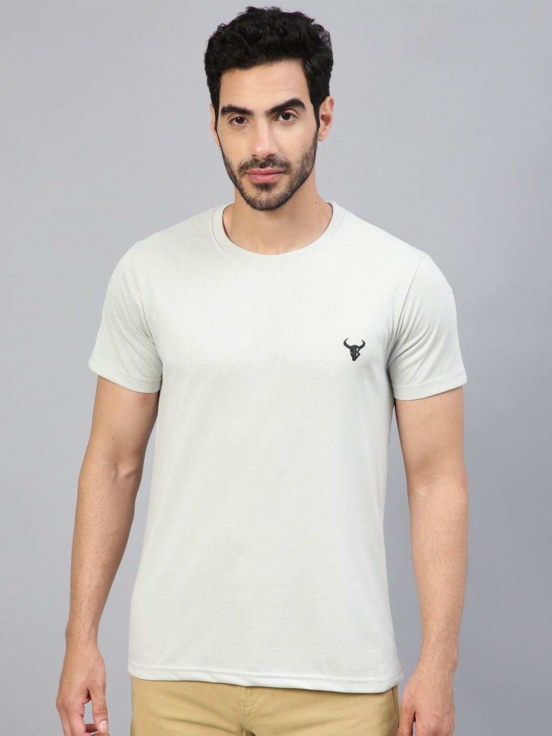 

FTX Round Neck Regular Fit T-shirt, Grey