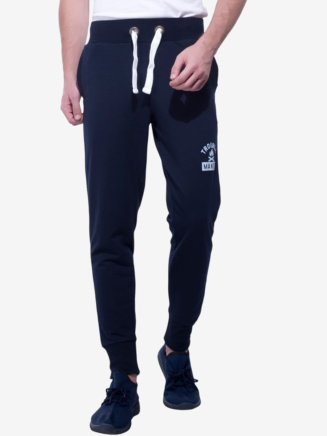 

Alan Jones Men Slim Fit Joggers, Navy blue
