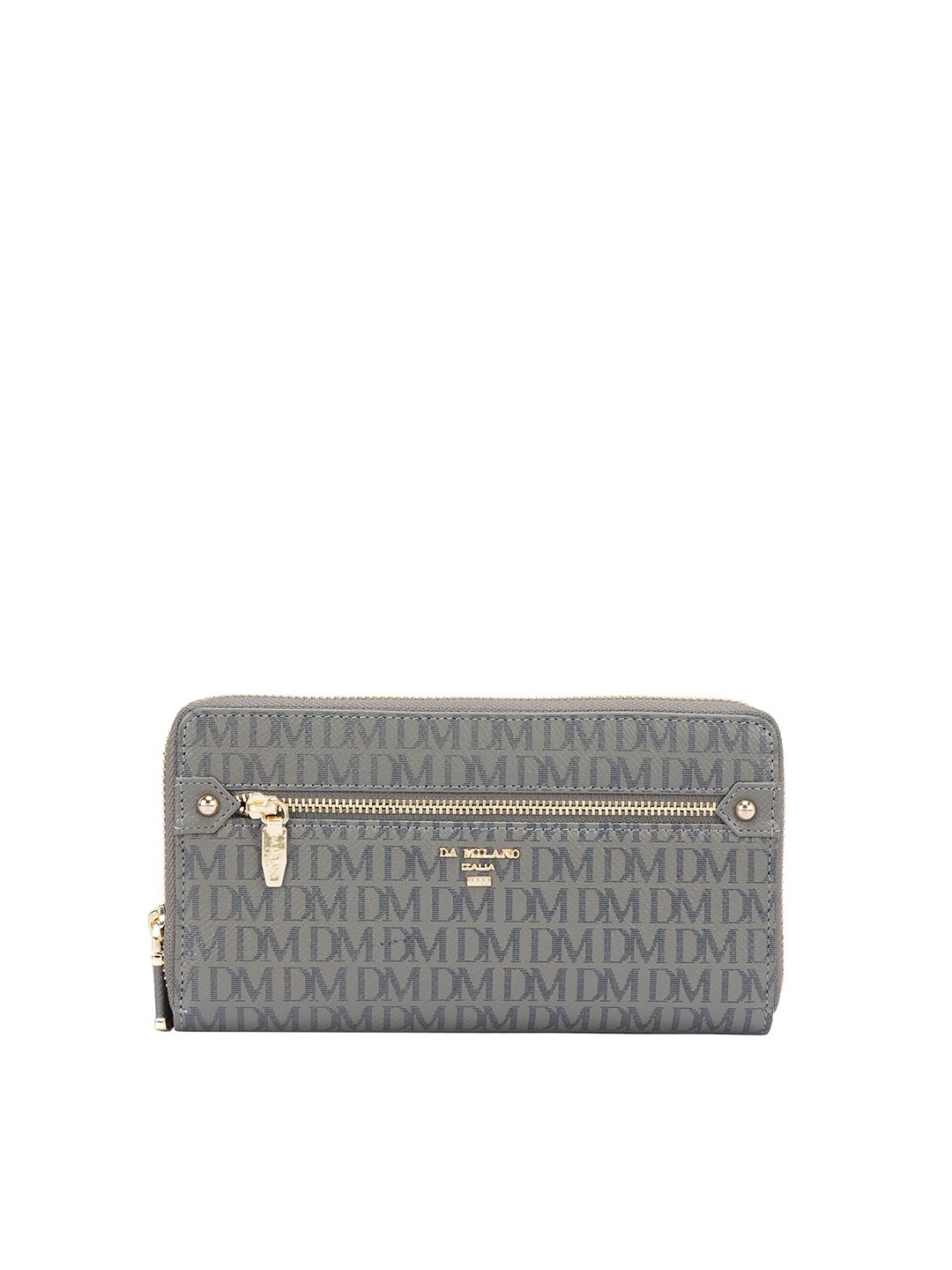 

Da Milano Women Textured Leather Two Fold Wallet, Brown