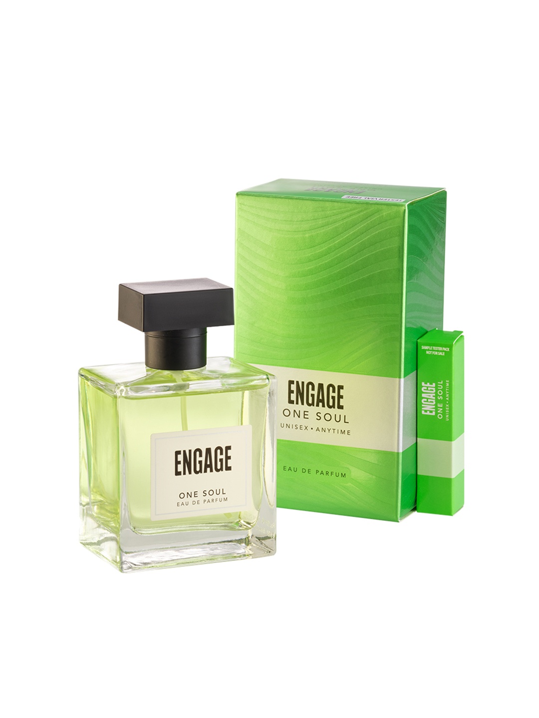 

Engage One Soul Long-Lasting Eau de Parfum 100ml with Free Tester 3ml, Green