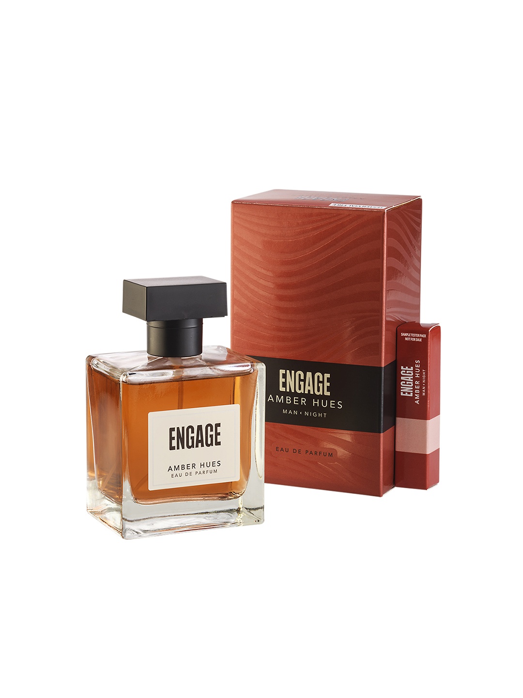 

Engage Men Amber Hues Long-Lasting Eau de Parfum 100ml with Free Tester 3ml, Rust