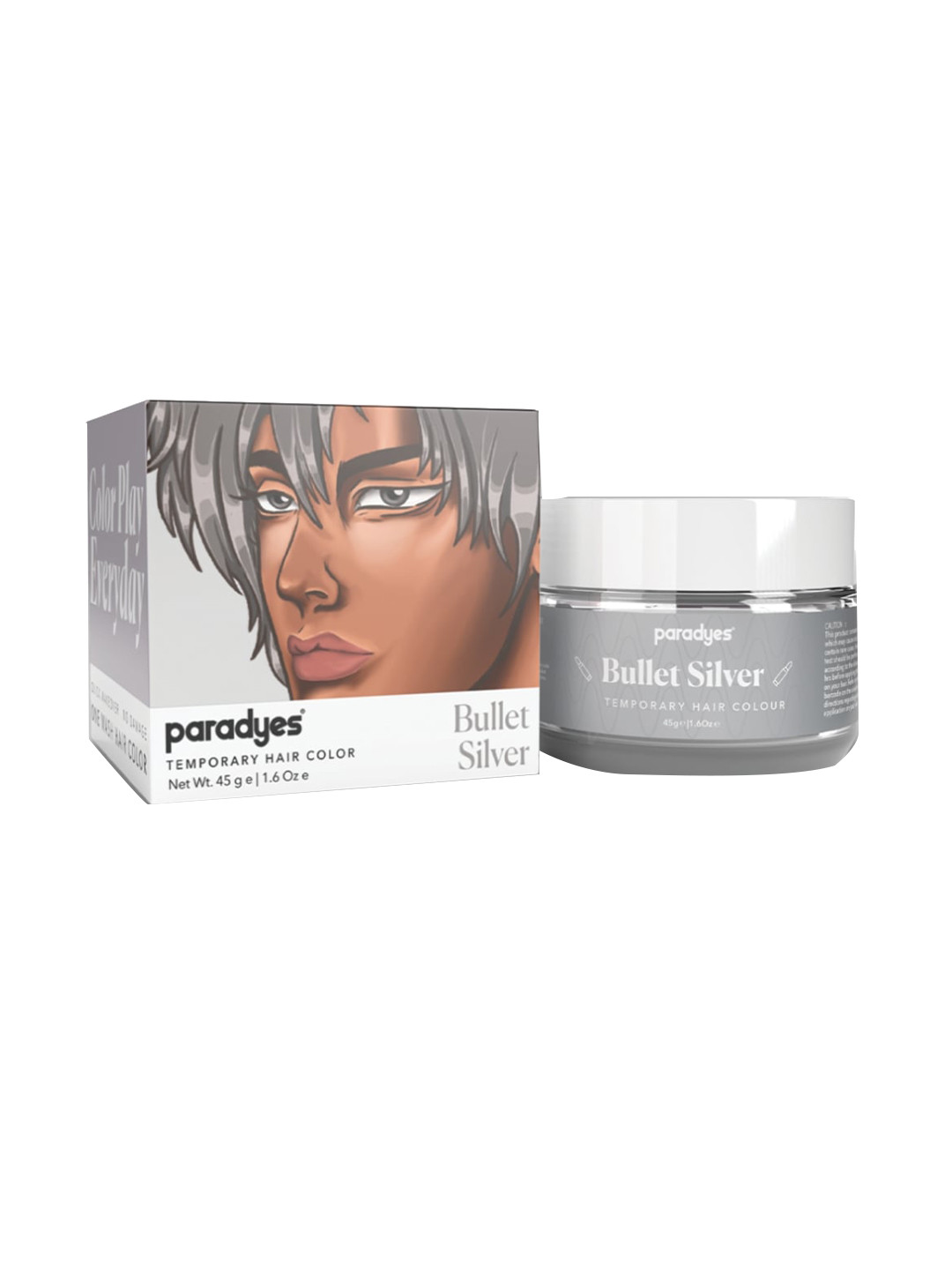 

Paradyes Temporary One Wash Hair Color 45 g -Bullet Silver