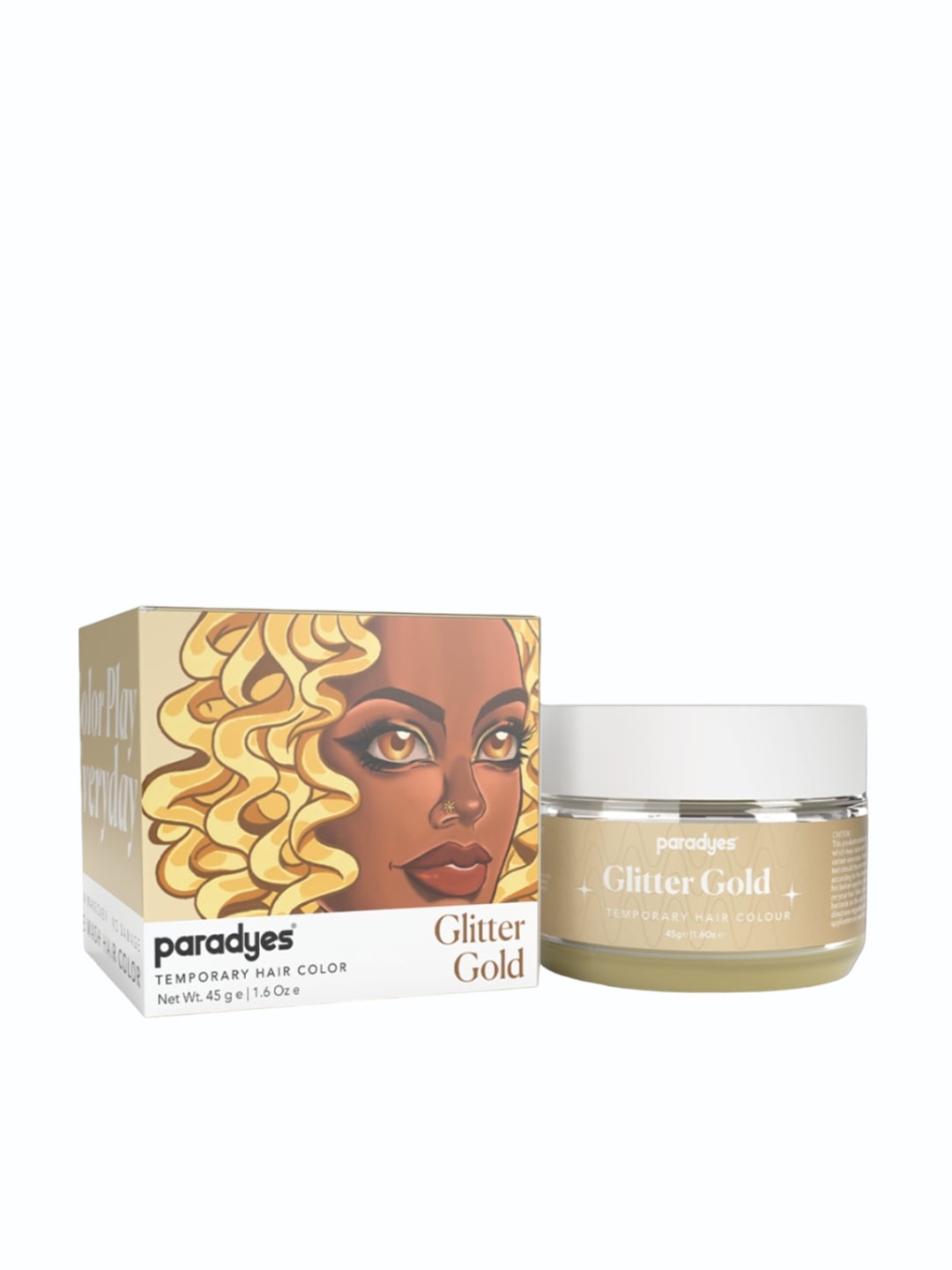 

Paradyes Ammonia Free Semi-Permanent Hair Color 45g - Glitter Gold