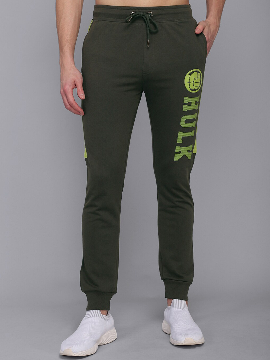 

Free Authority Hulk Printed Jogger, Green