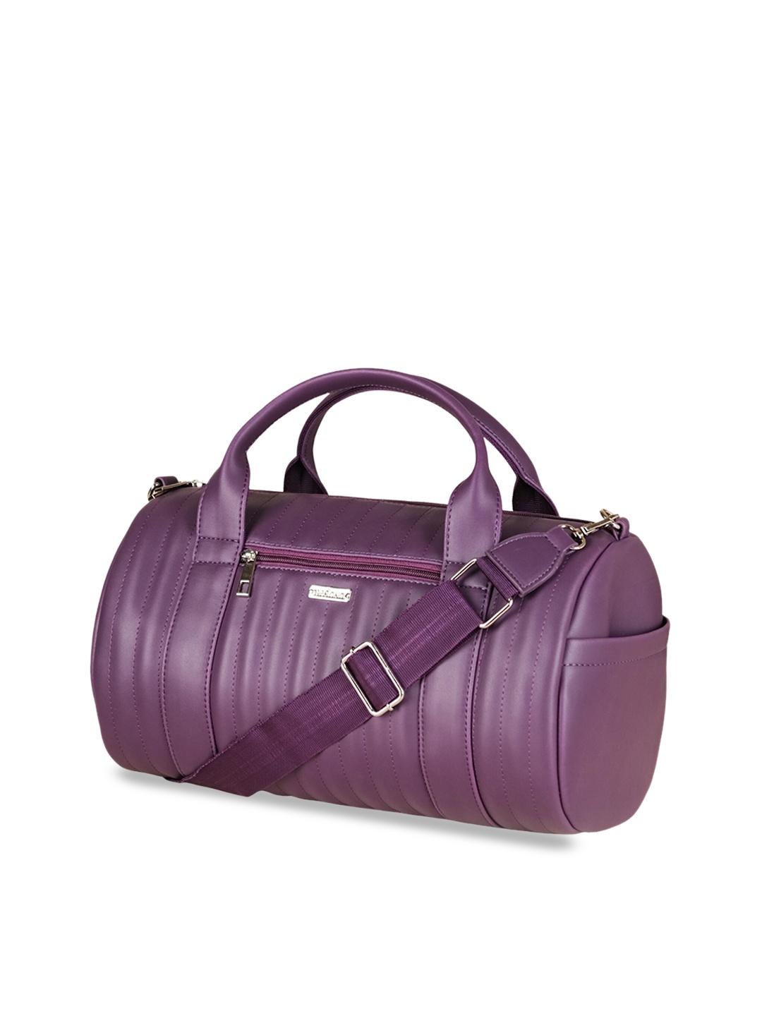 

Nestasia Textured Water Resistant Duffel Bag, Purple