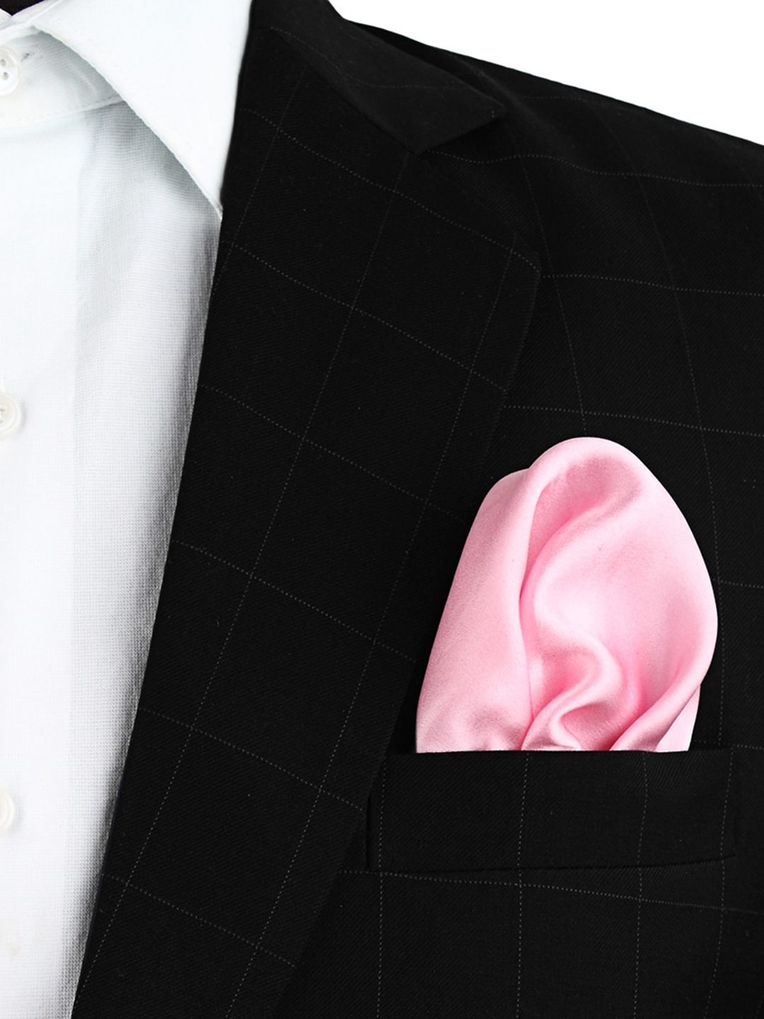 

CHOKORE The Solids Line Pink Silk Pocket Squares