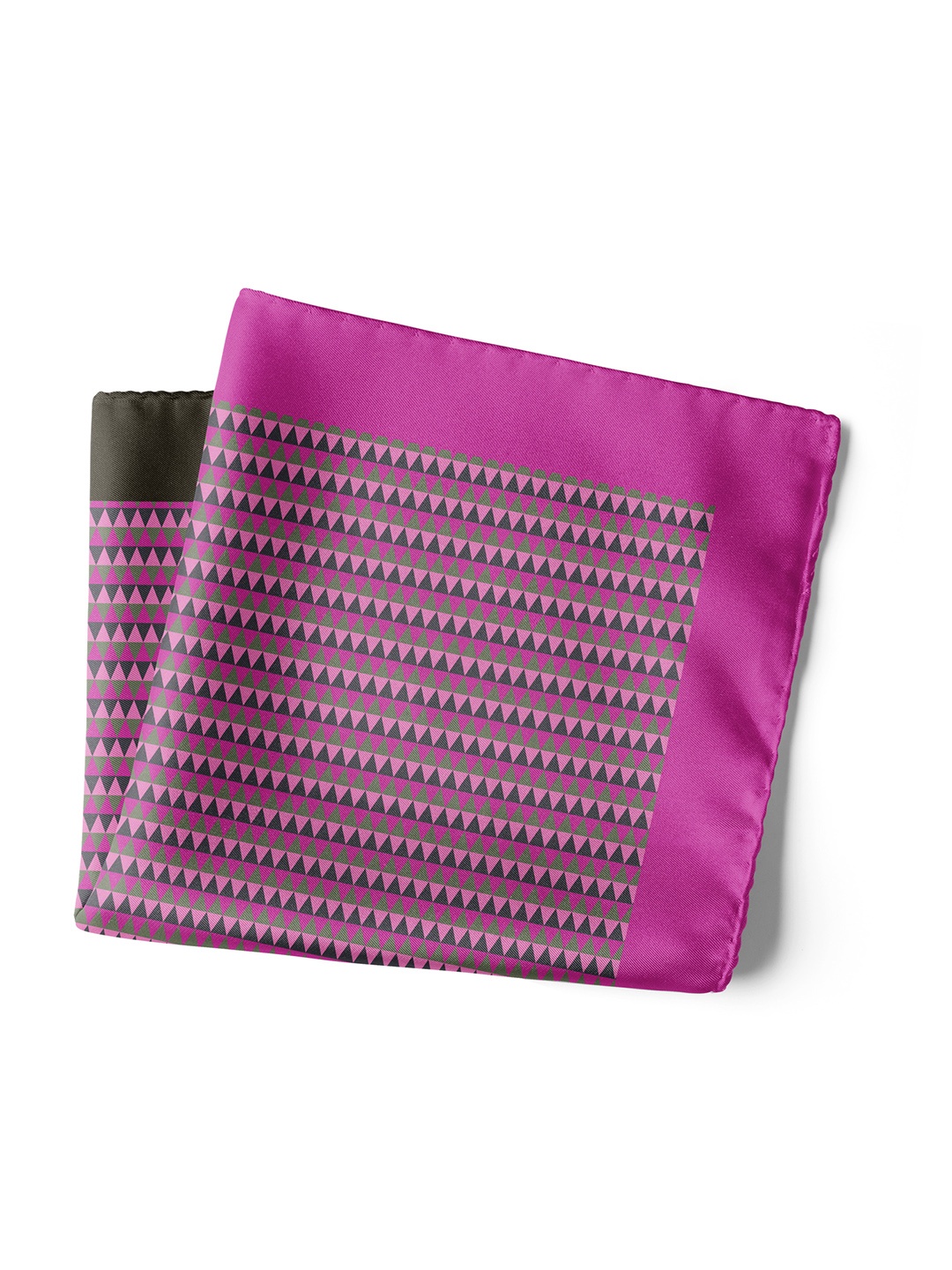 CHOKORE Men Silk Printed Pocket Squares, Purple