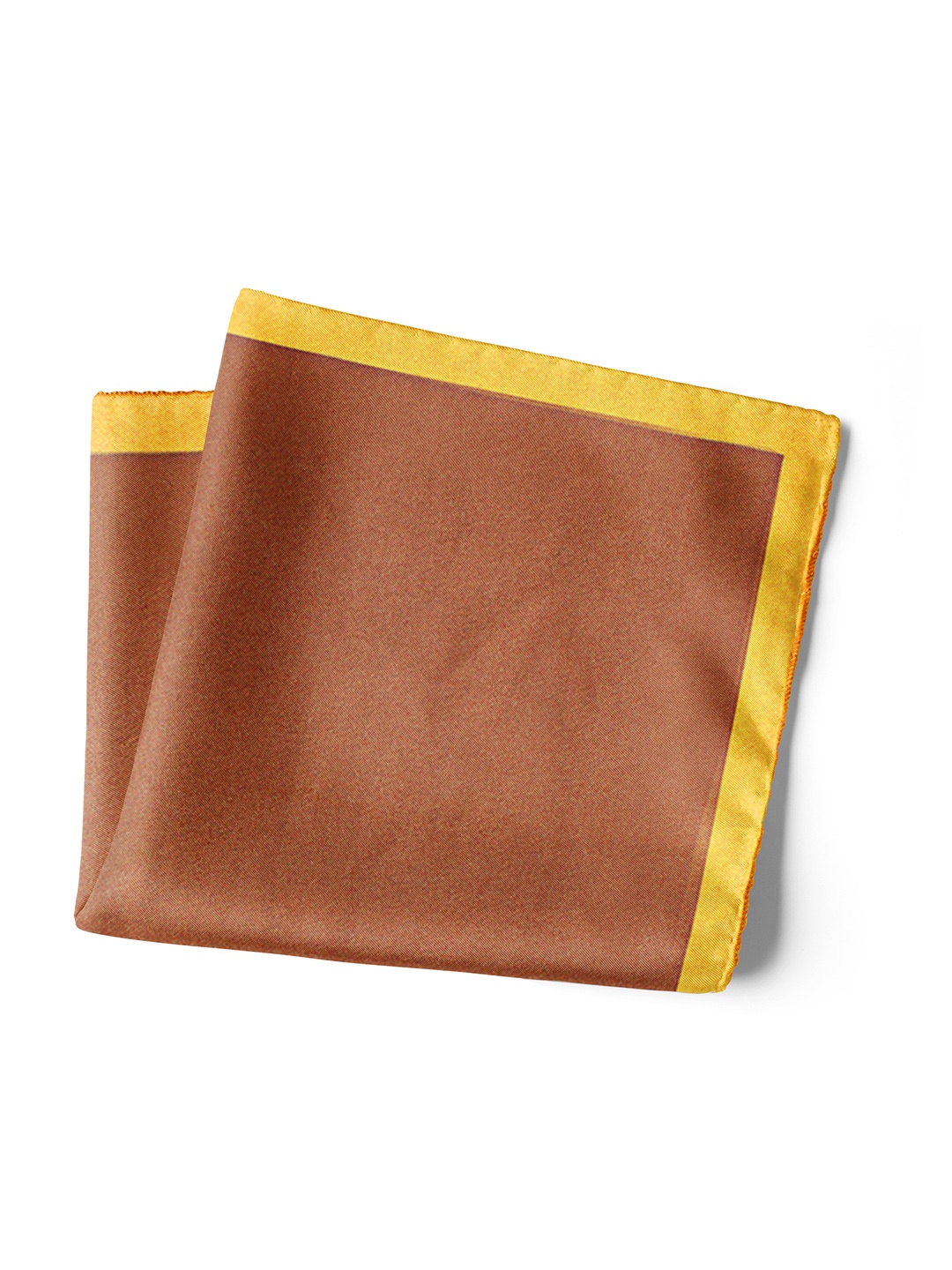 

CHOKORE Silk Pocket Squares, Brown