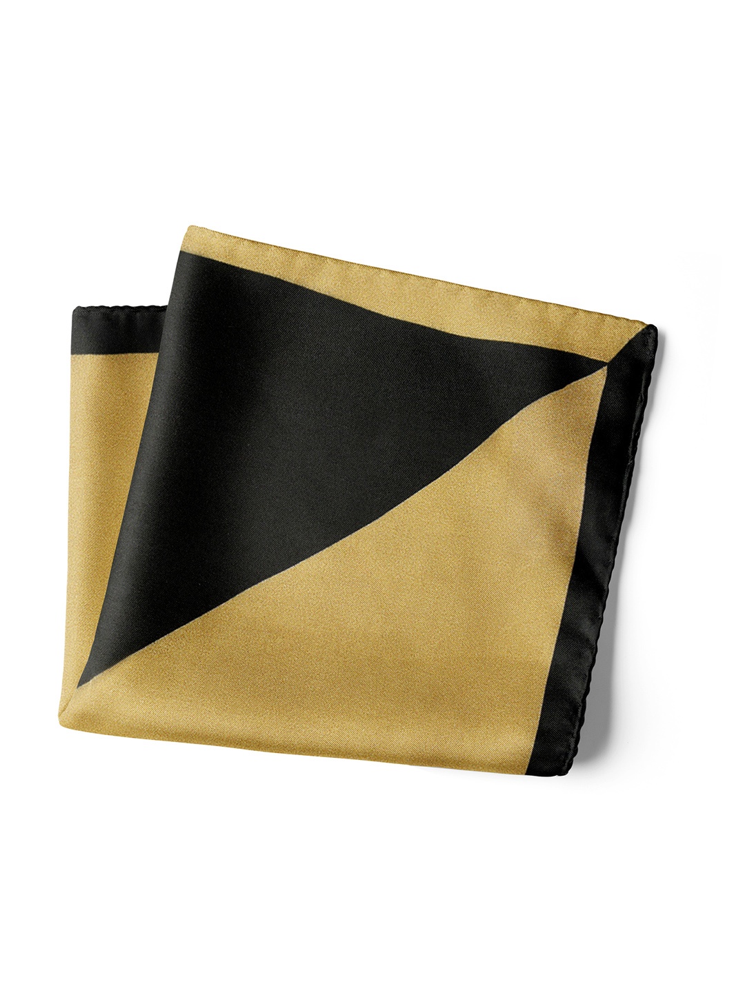 

CHOKORE Men Colourblocked Silk Pocket Squares, Beige