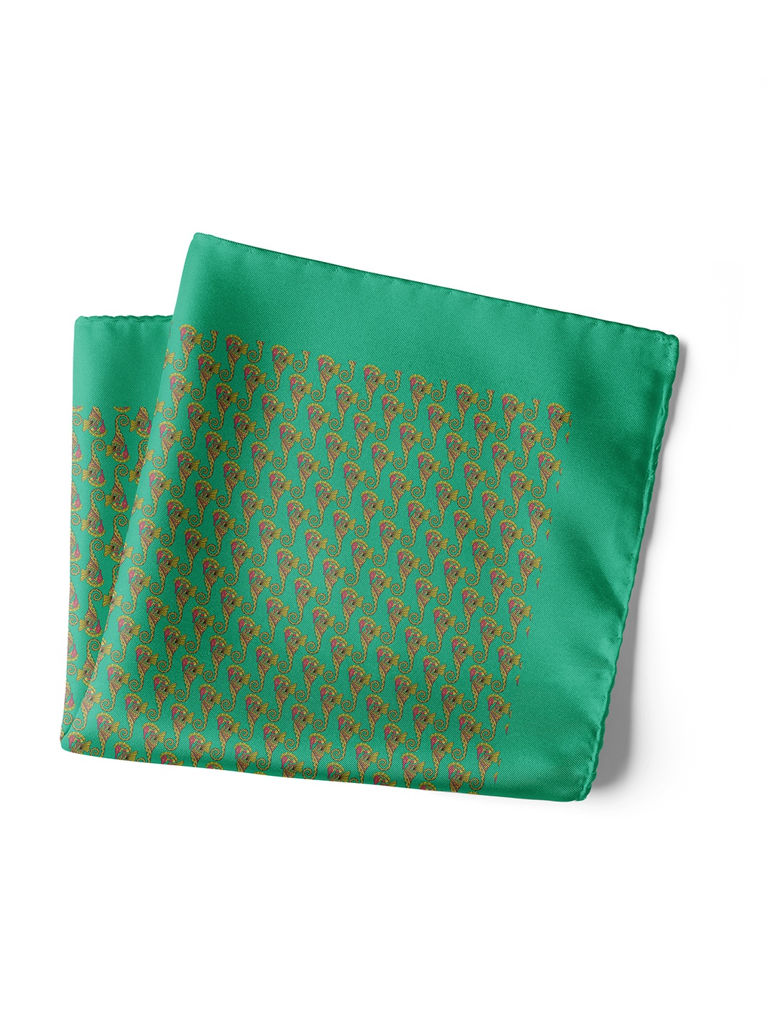 

CHOKORE The Wildlife Range Men Silk Pocket Squares, Green