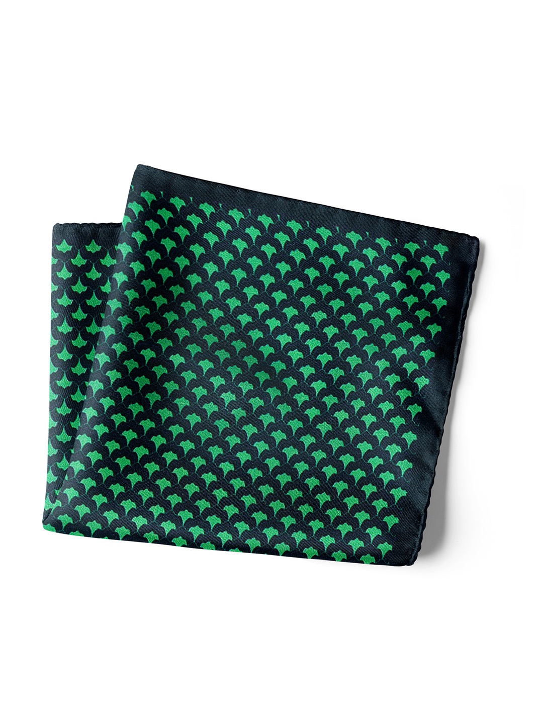 

CHOKORE Indian At Heart Line Men Printed Pocket Squares, Green
